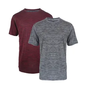 2 Pack Men's Breathable Sports Short Sleeves