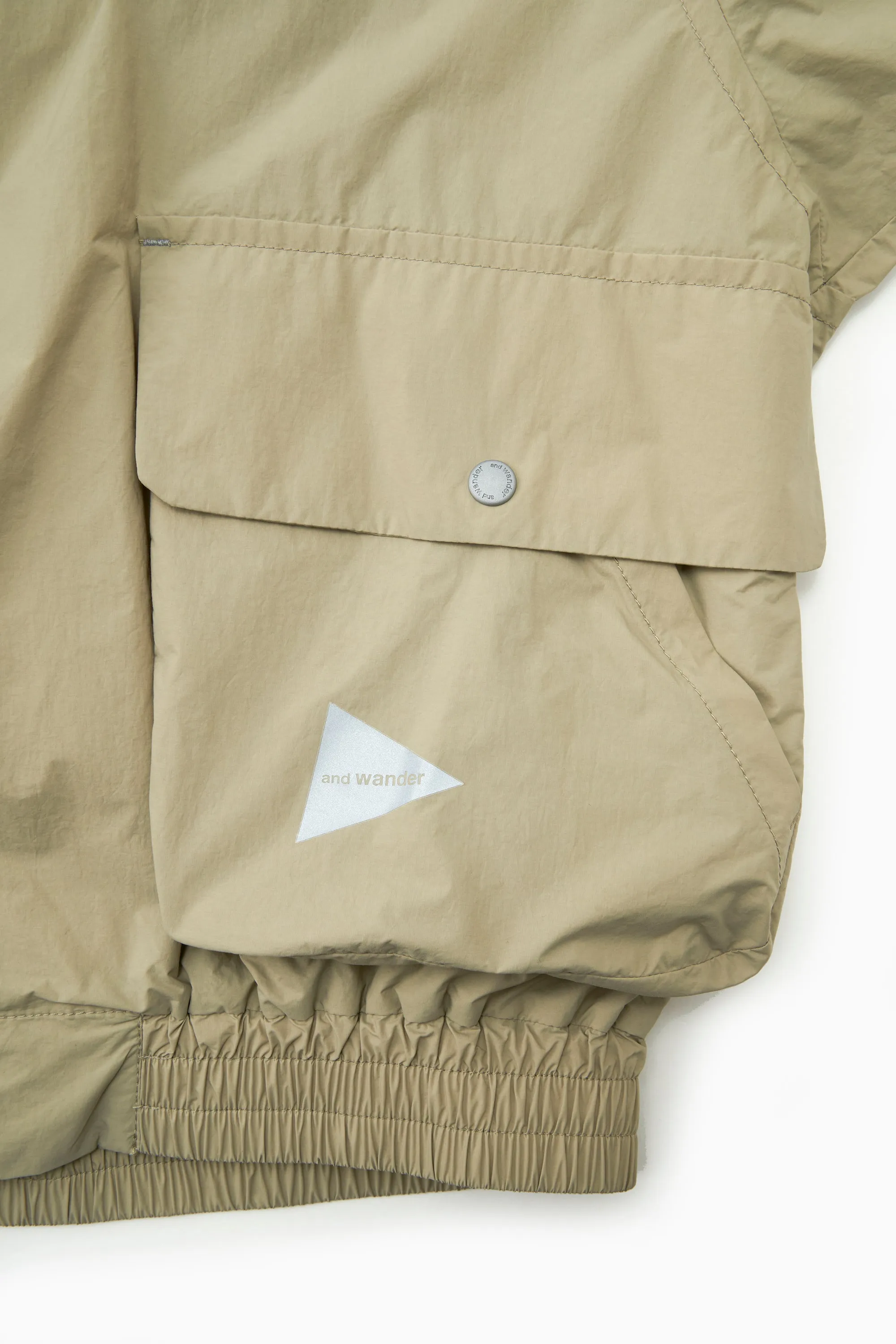 and wander - Water Repellent Light Jacket 2 - Light Beige