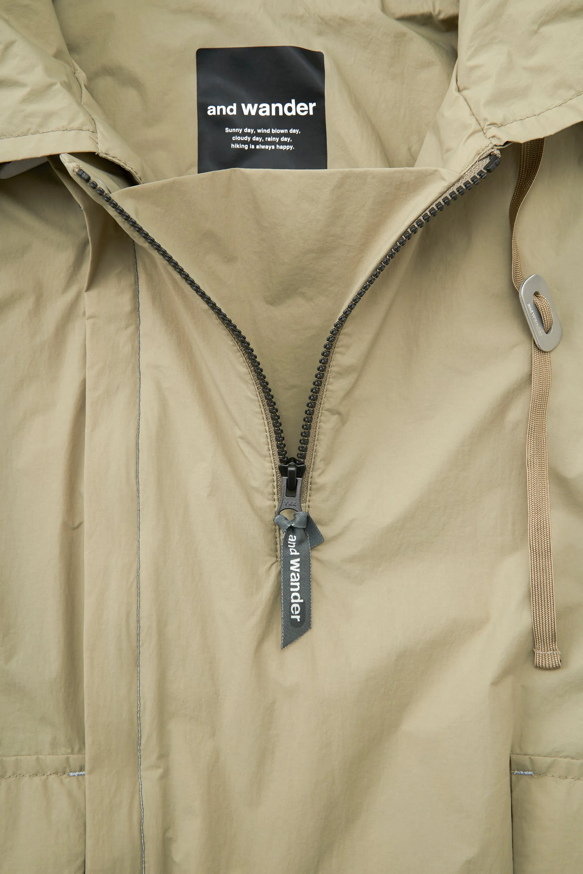 and wander - Water Repellent Light Jacket 2 - Light Beige