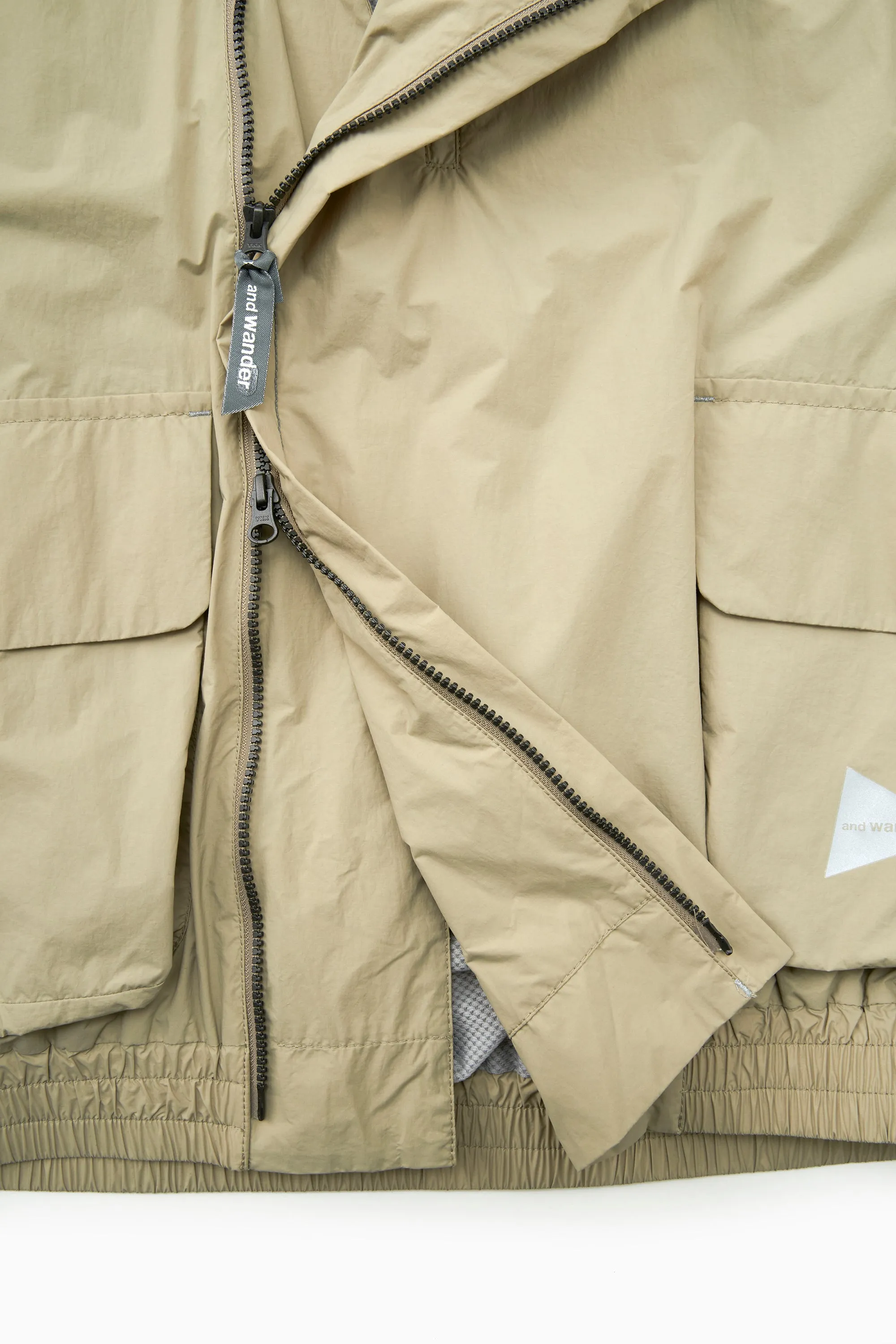 and wander - Water Repellent Light Jacket 2 - Light Beige