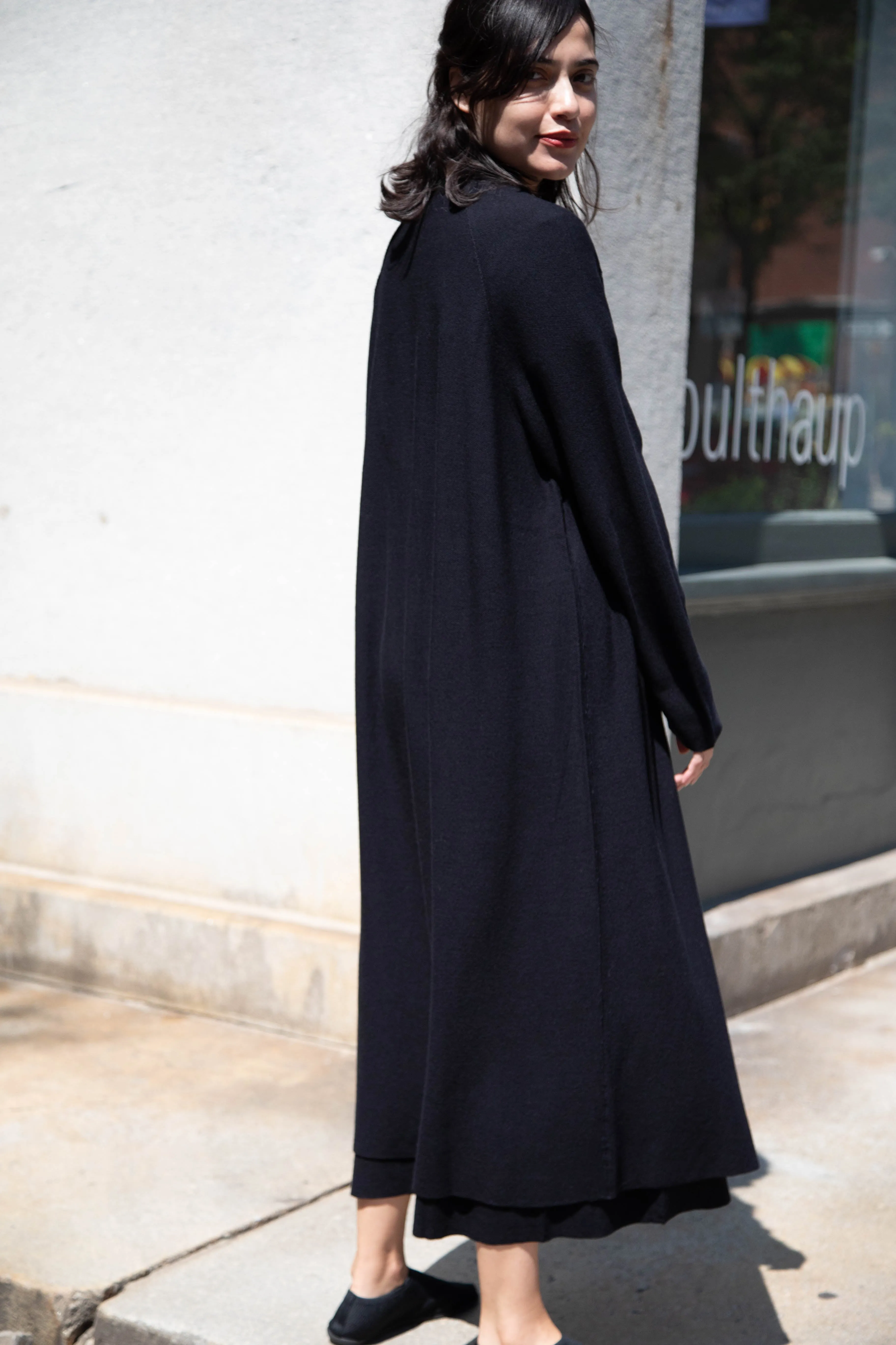 Boboutic | Lightweight Travel Duster Coat in Navy