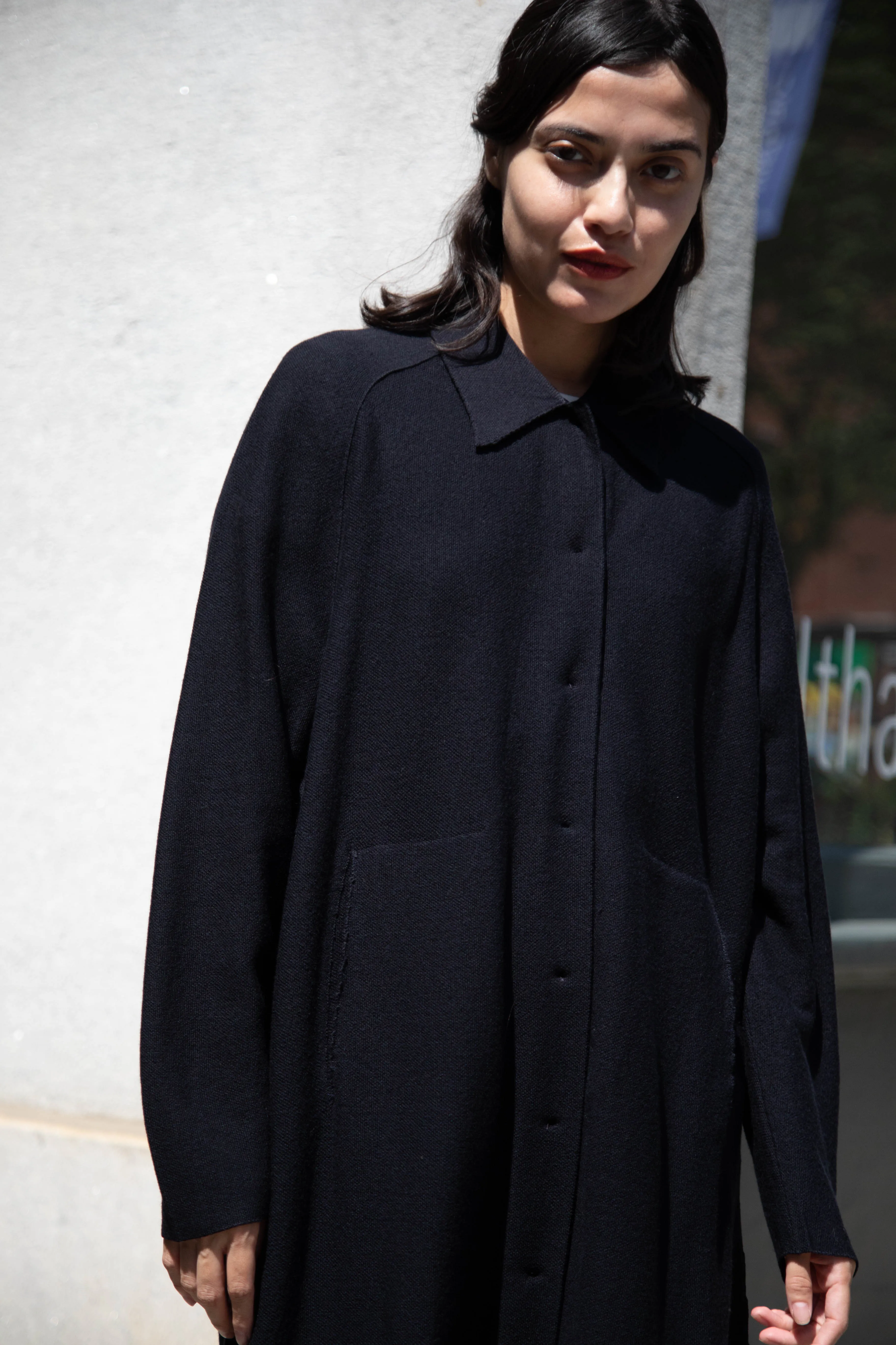 Boboutic | Lightweight Travel Duster Coat in Navy