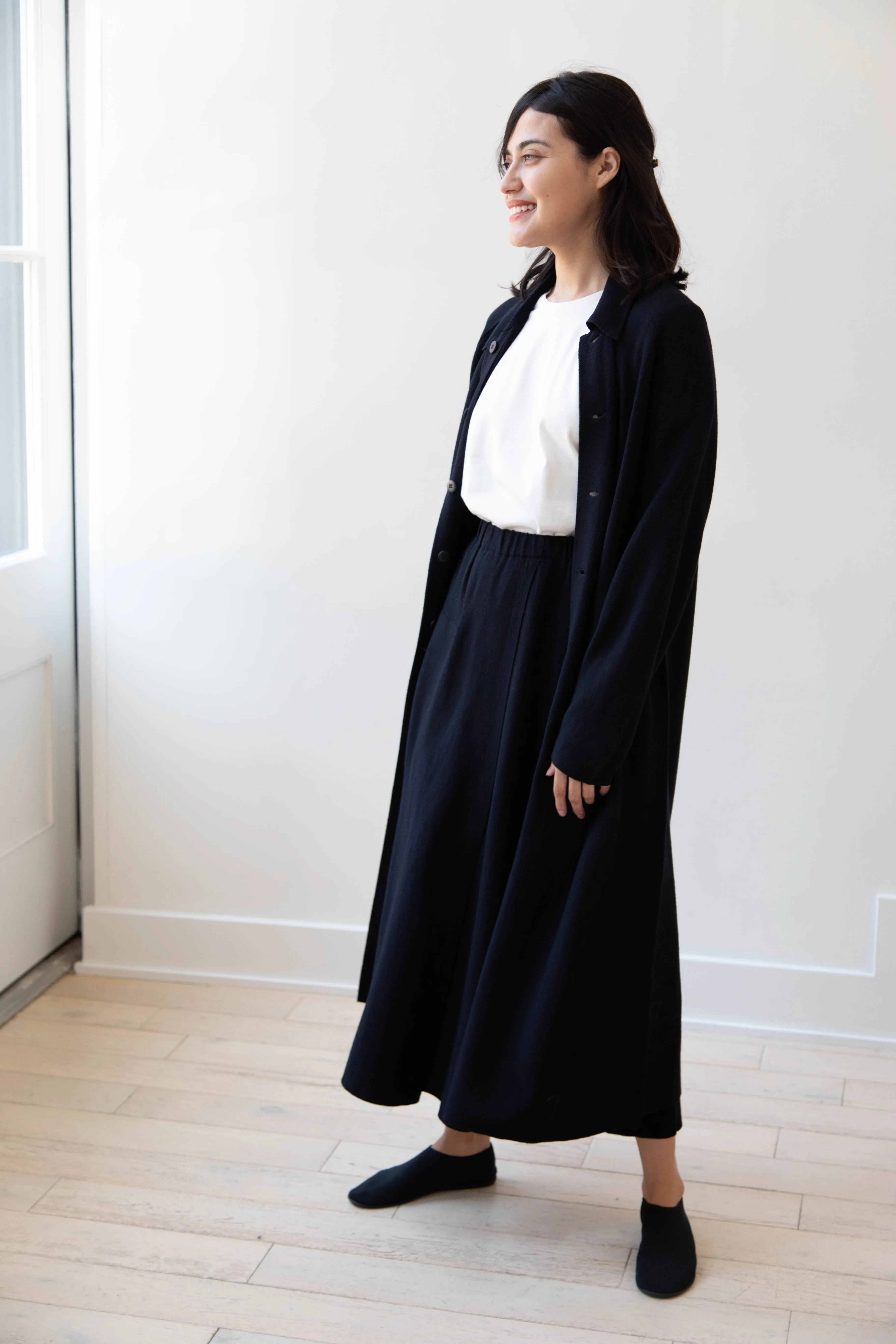 Boboutic | Lightweight Travel Duster Coat in Navy