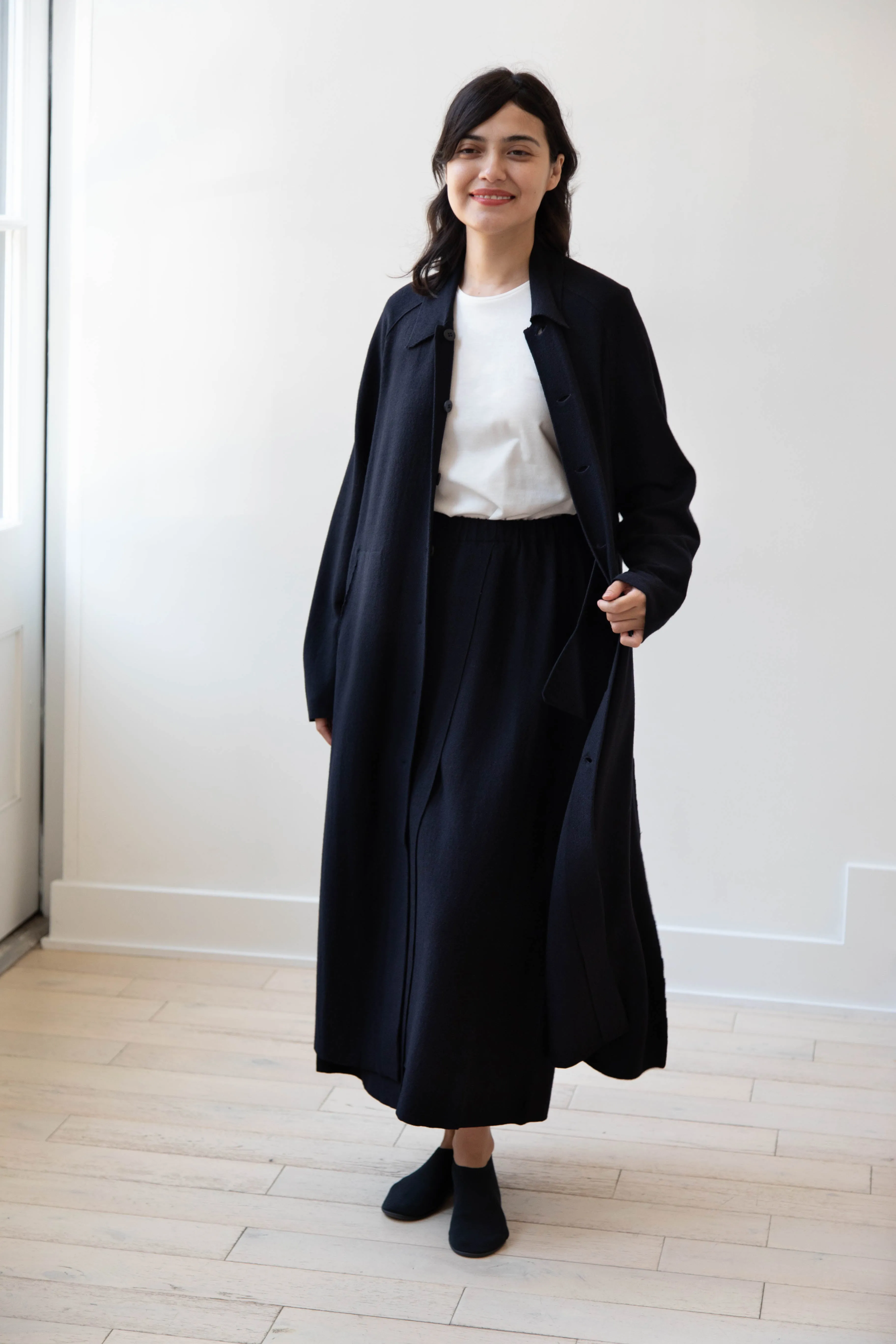 Boboutic | Lightweight Travel Duster Coat in Navy