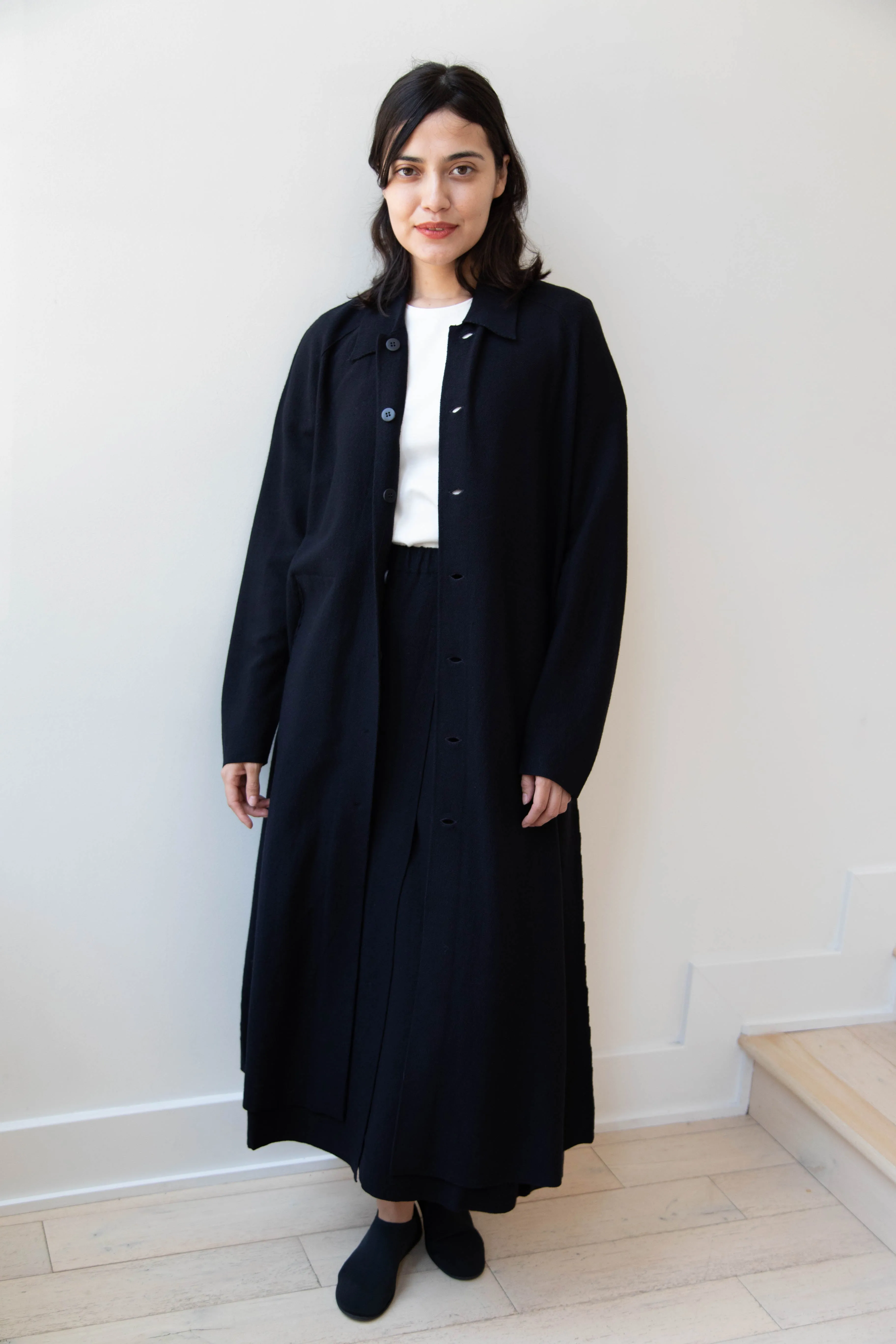 Boboutic | Lightweight Travel Duster Coat in Navy