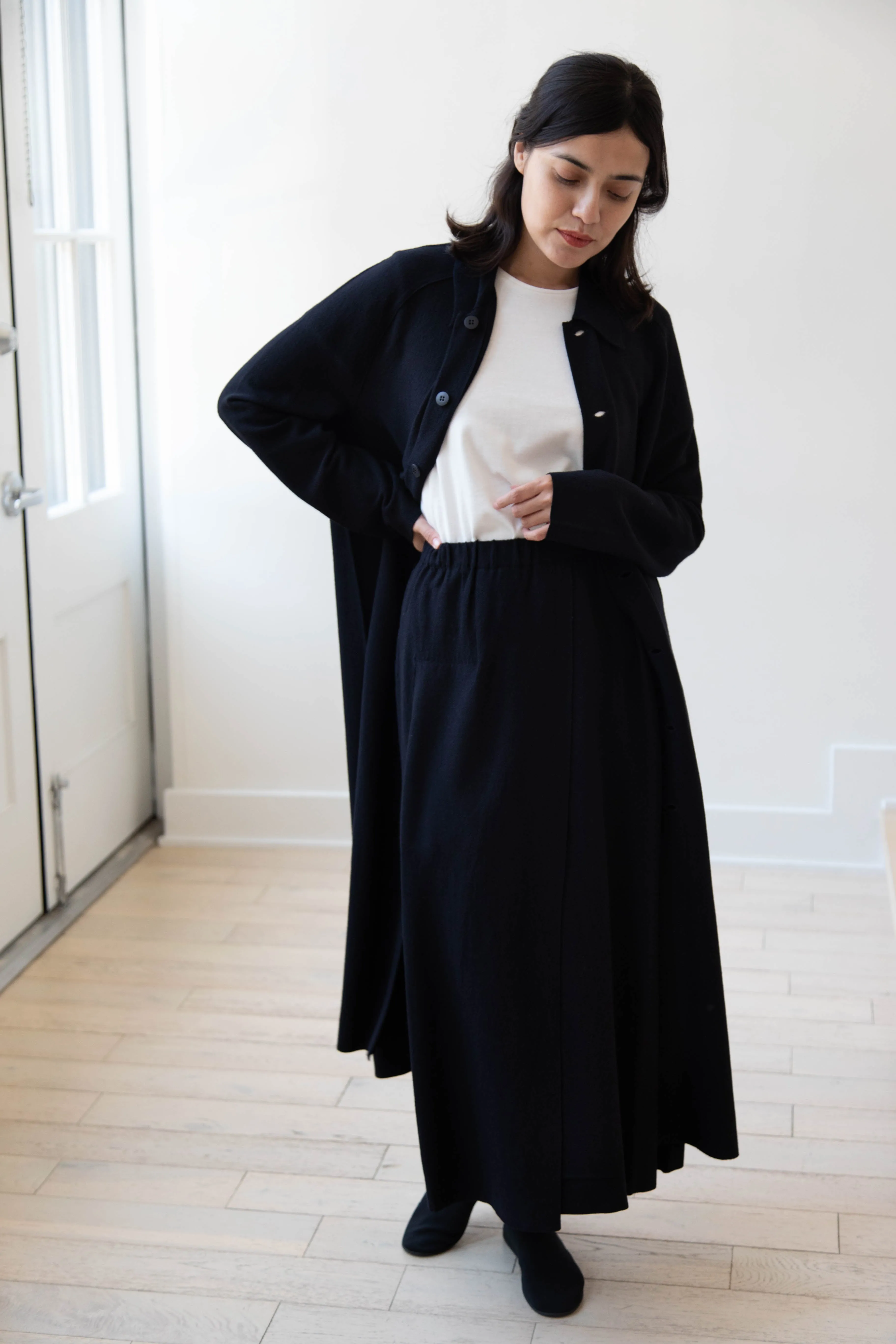 Boboutic | Lightweight Travel Duster Coat in Navy