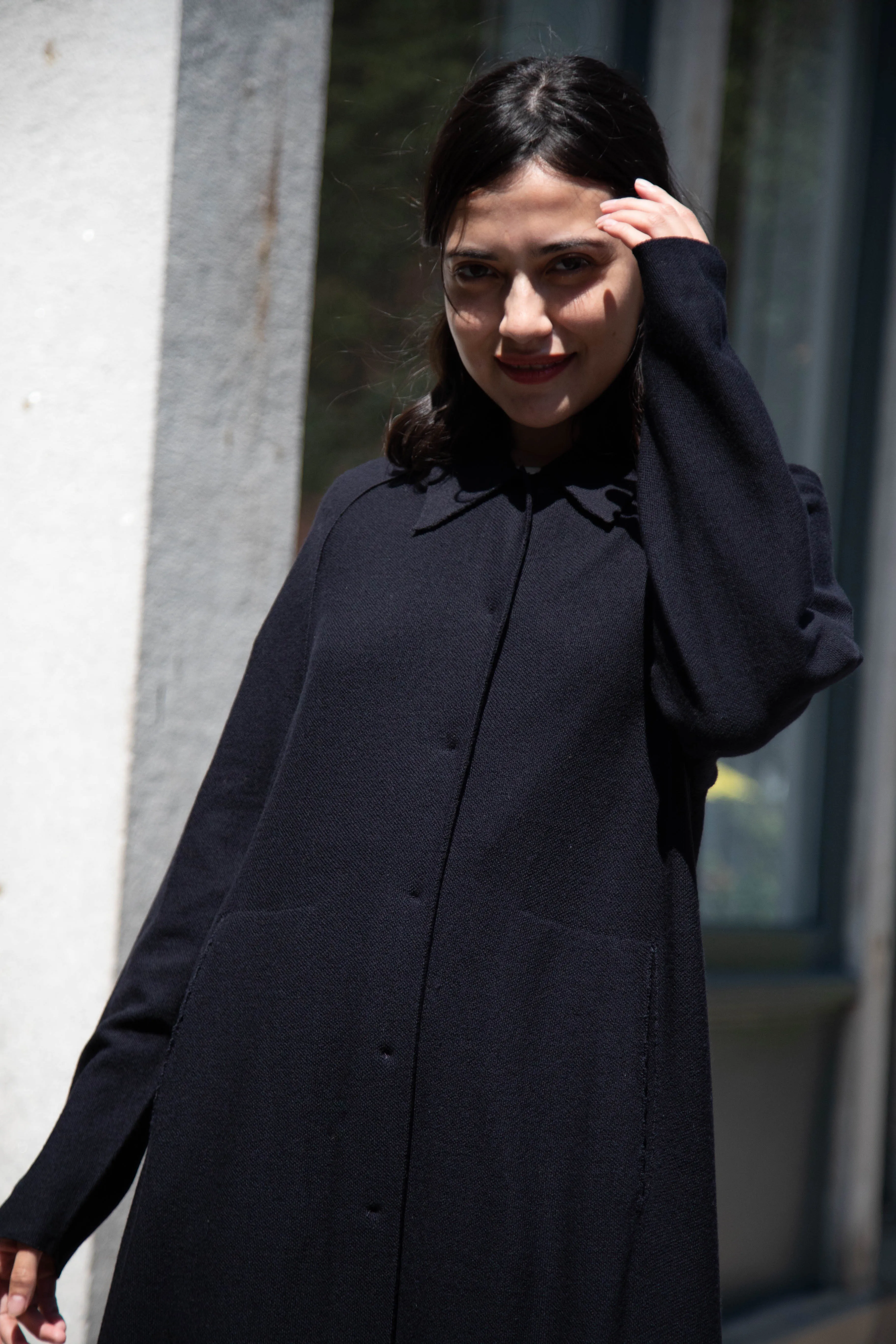 Boboutic | Lightweight Travel Duster Coat in Navy