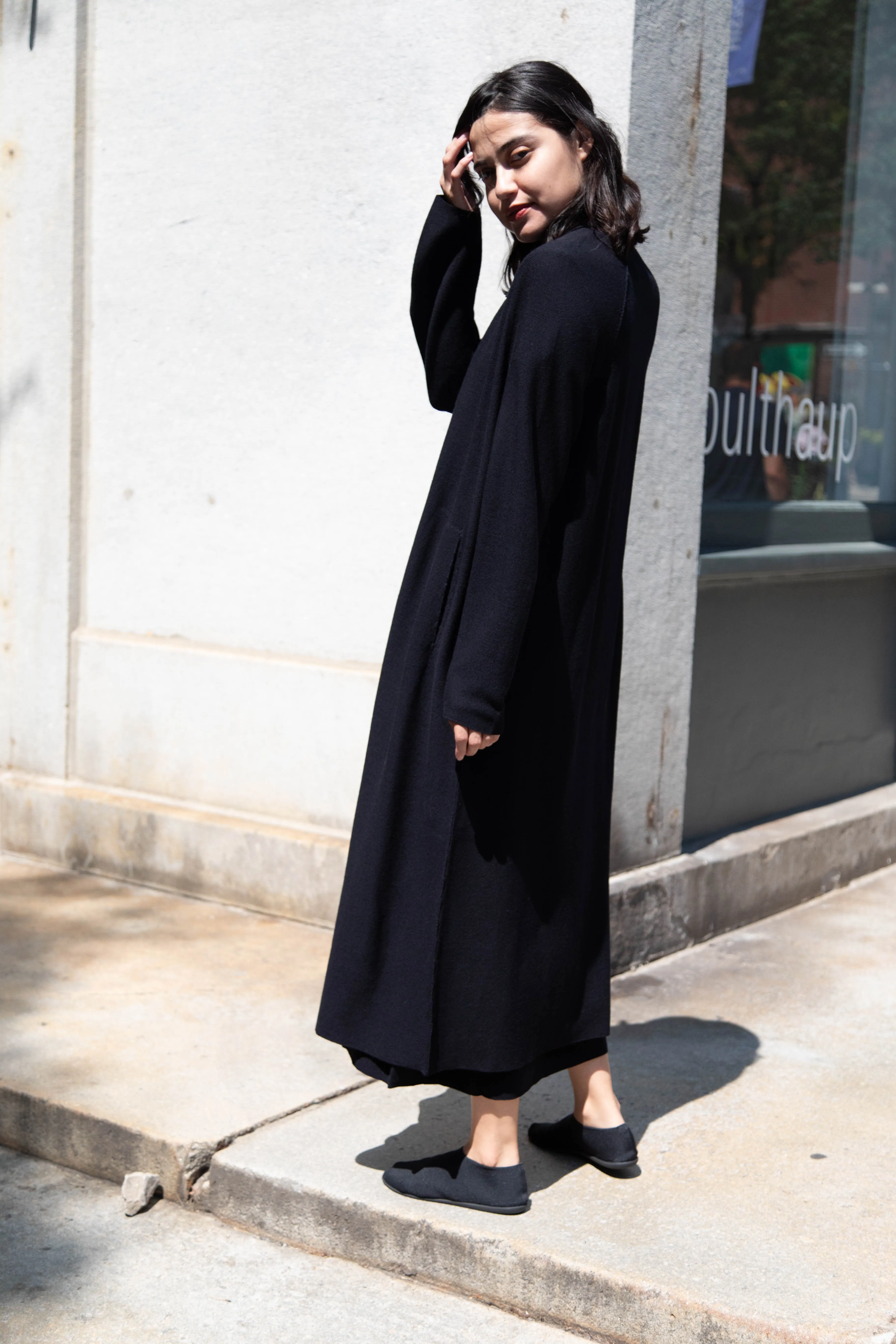 Boboutic | Lightweight Travel Duster Coat in Navy