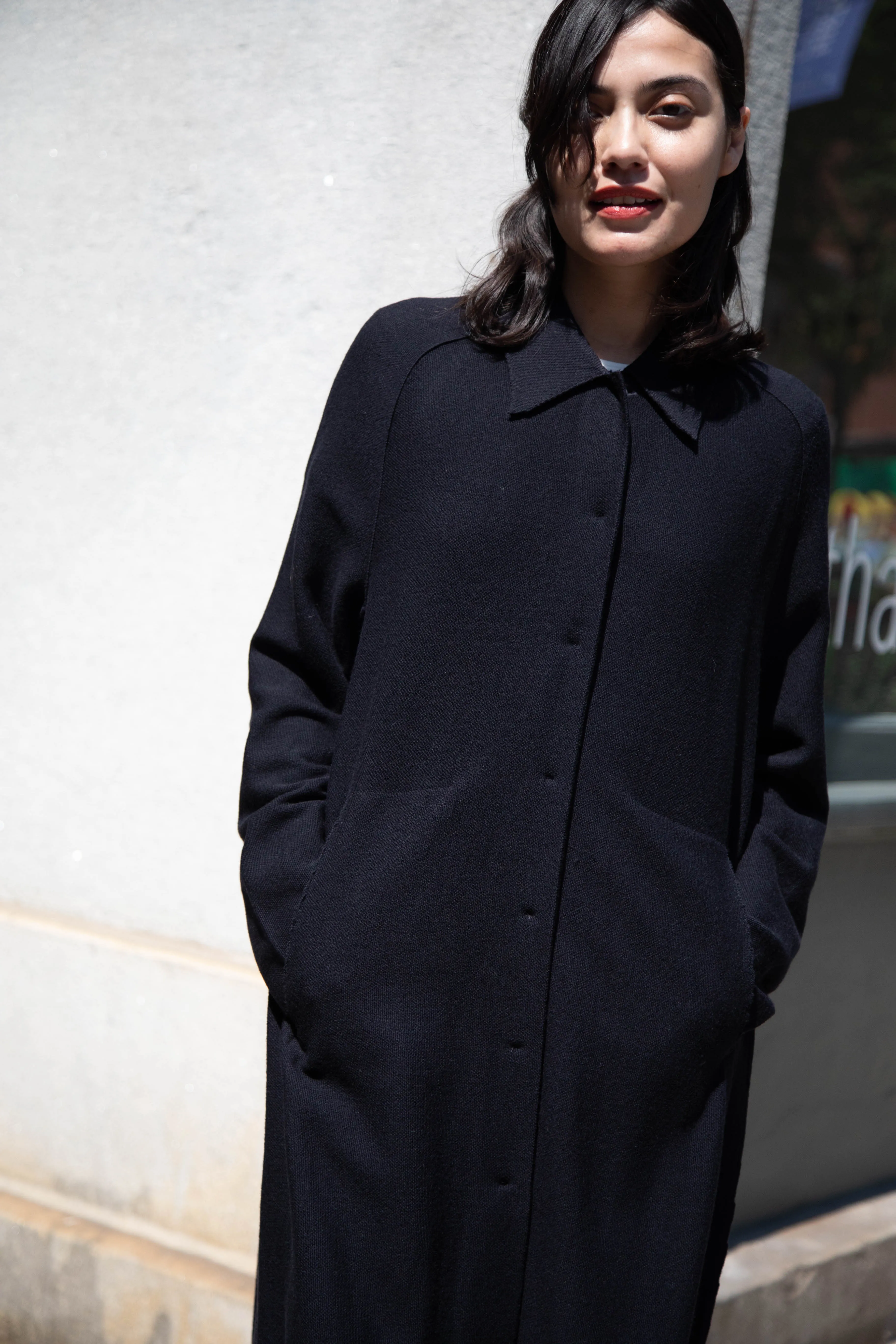 Boboutic | Lightweight Travel Duster Coat in Navy