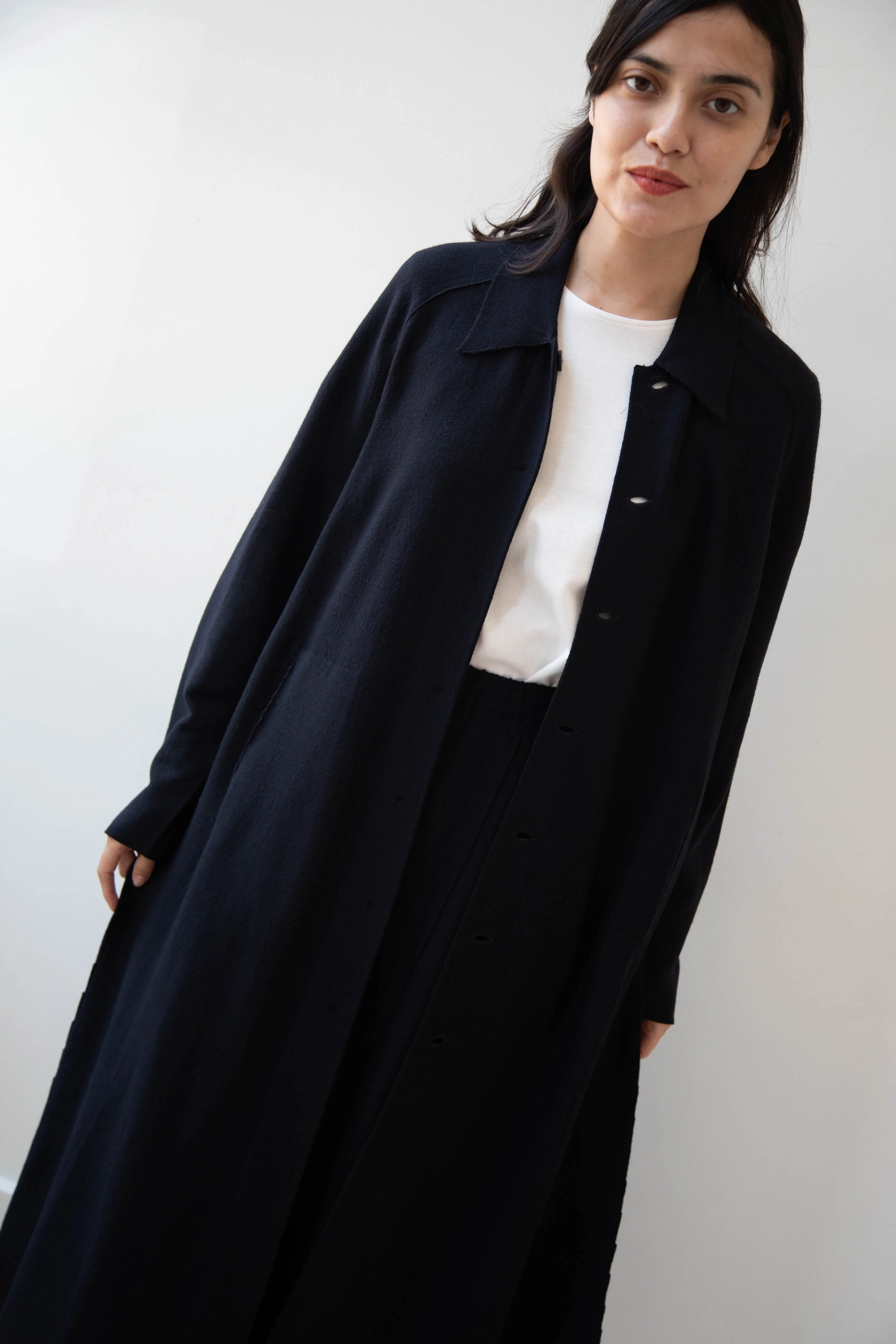 Boboutic | Lightweight Travel Duster Coat in Navy