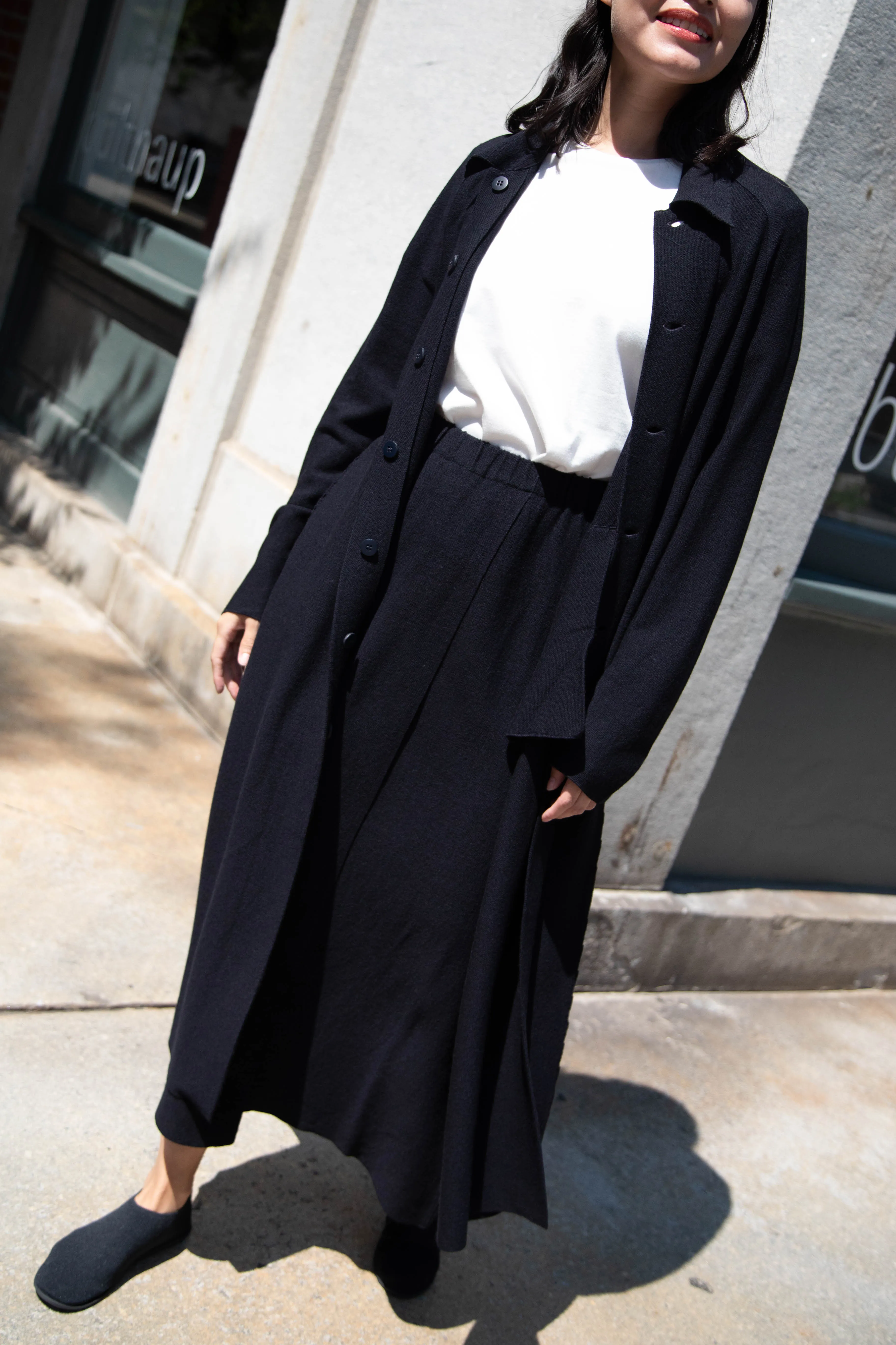 Boboutic | Lightweight Travel Duster Coat in Navy