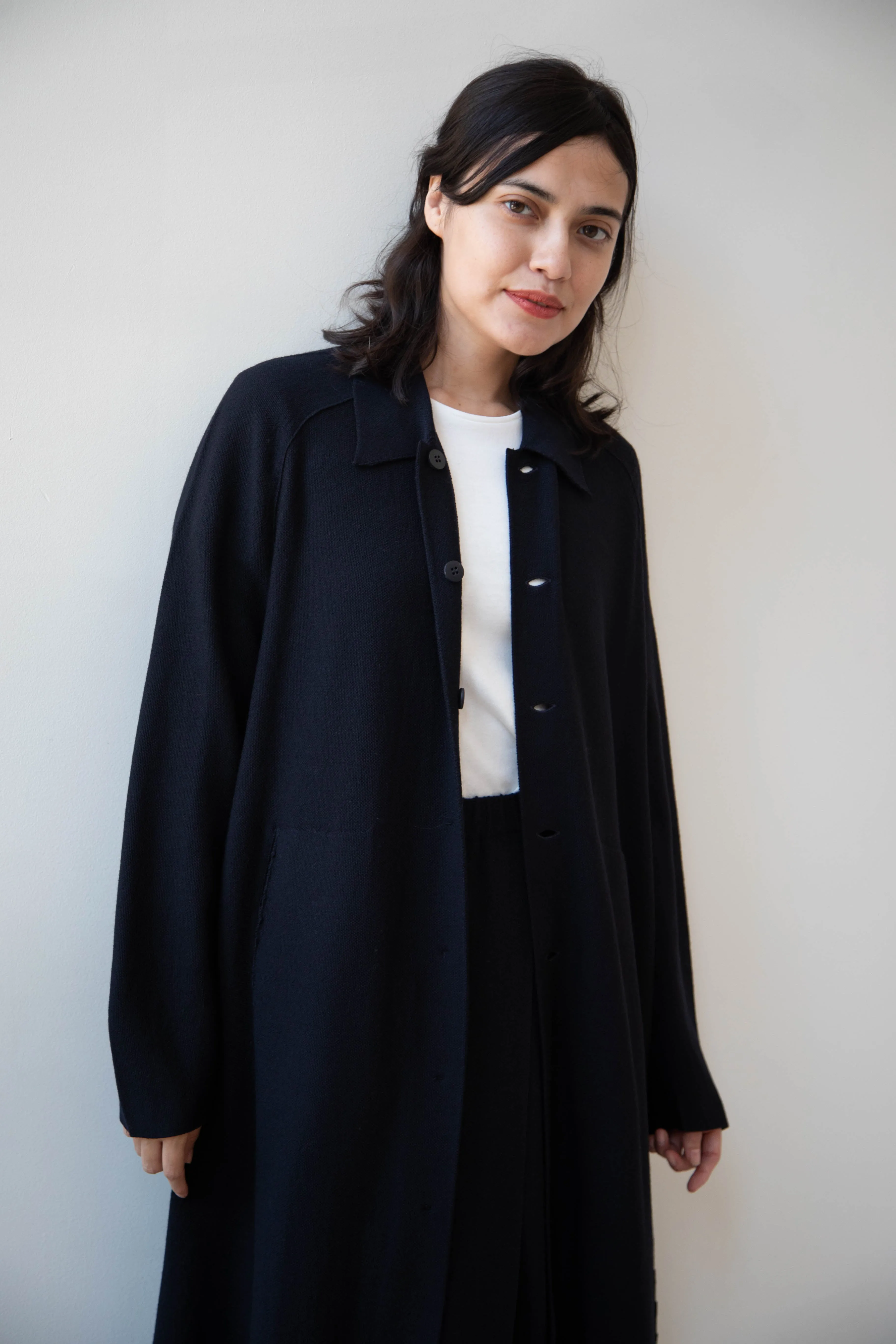 Boboutic | Lightweight Travel Duster Coat in Navy