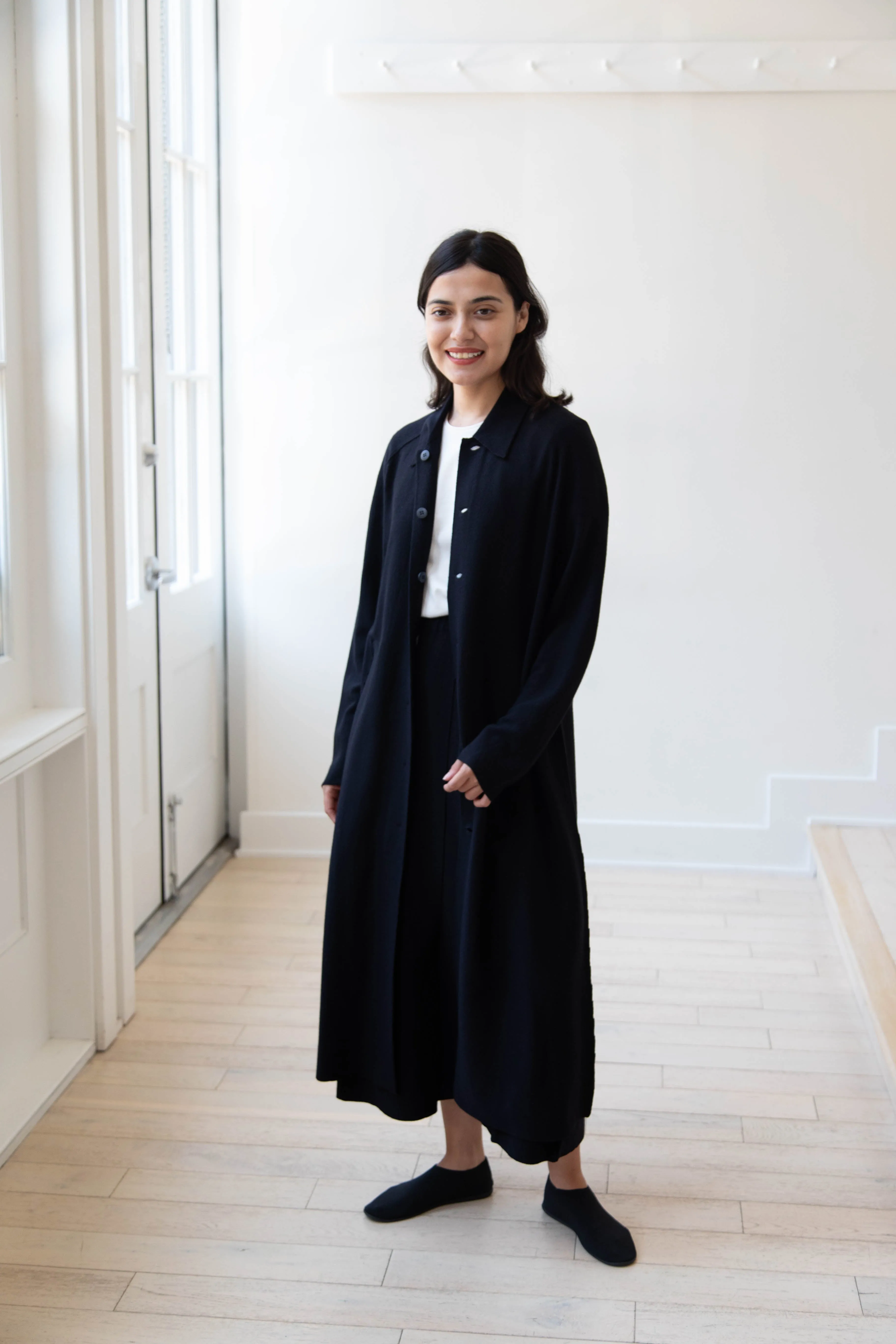 Boboutic | Lightweight Travel Duster Coat in Navy