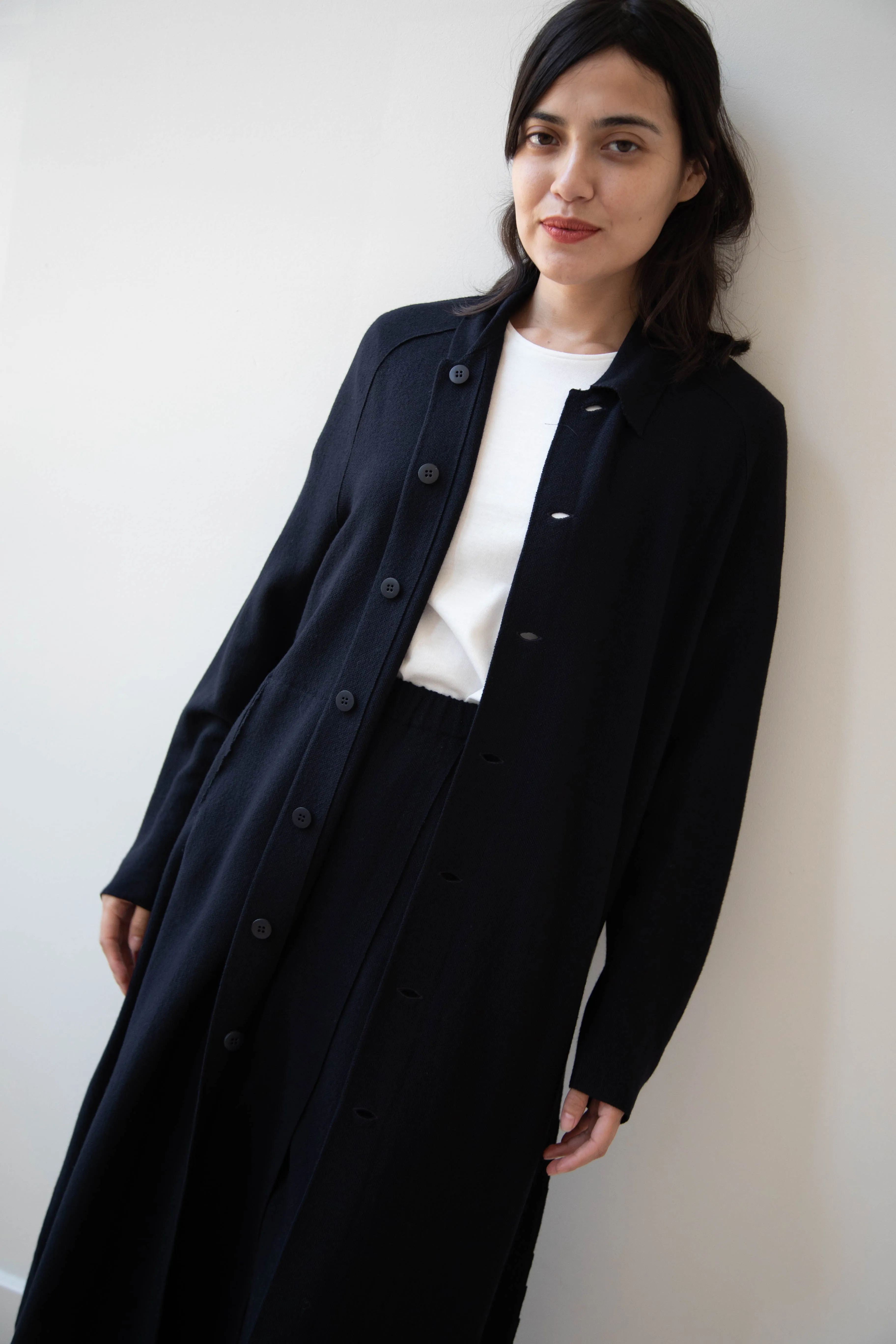 Boboutic | Lightweight Travel Duster Coat in Navy