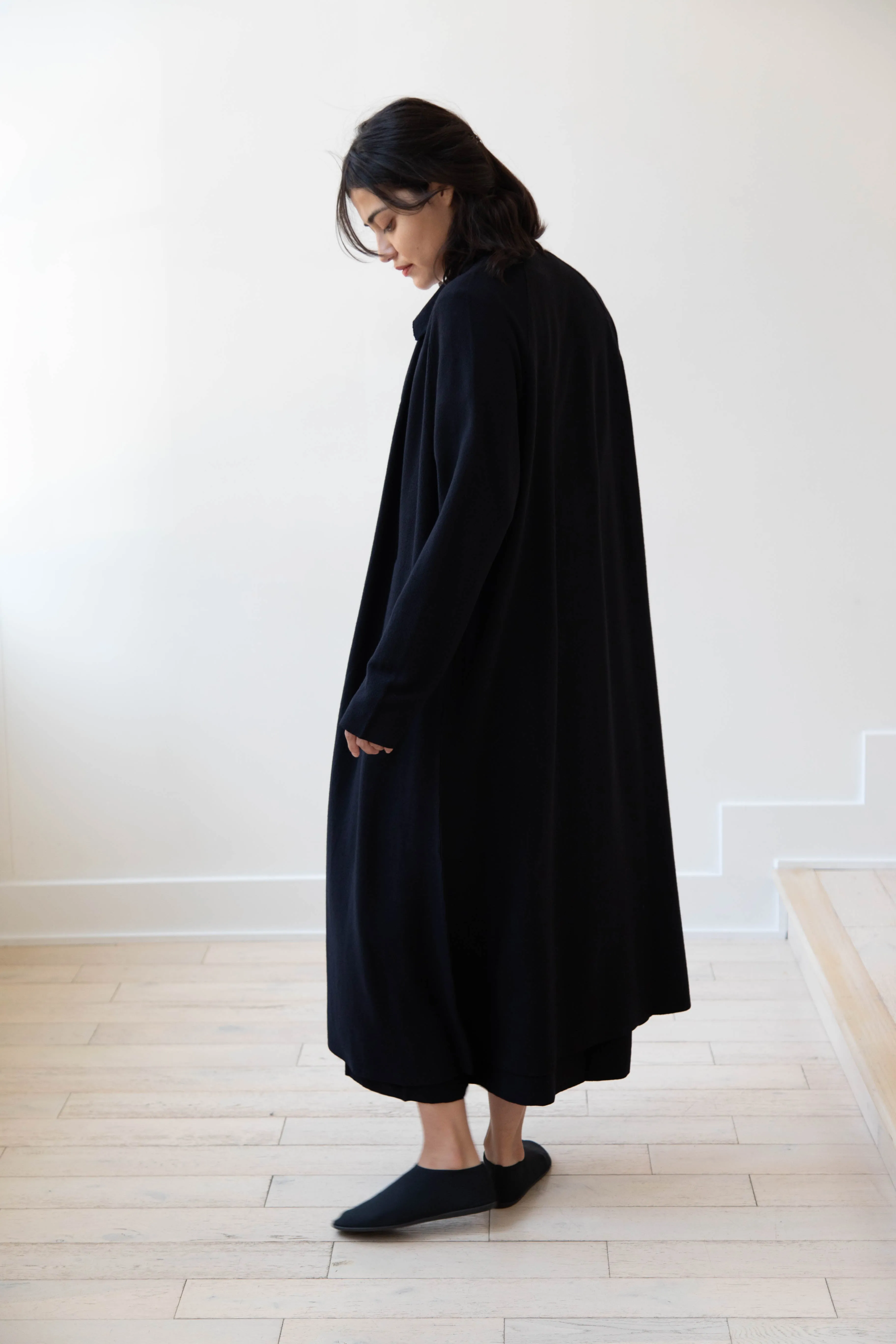 Boboutic | Lightweight Travel Duster Coat in Navy