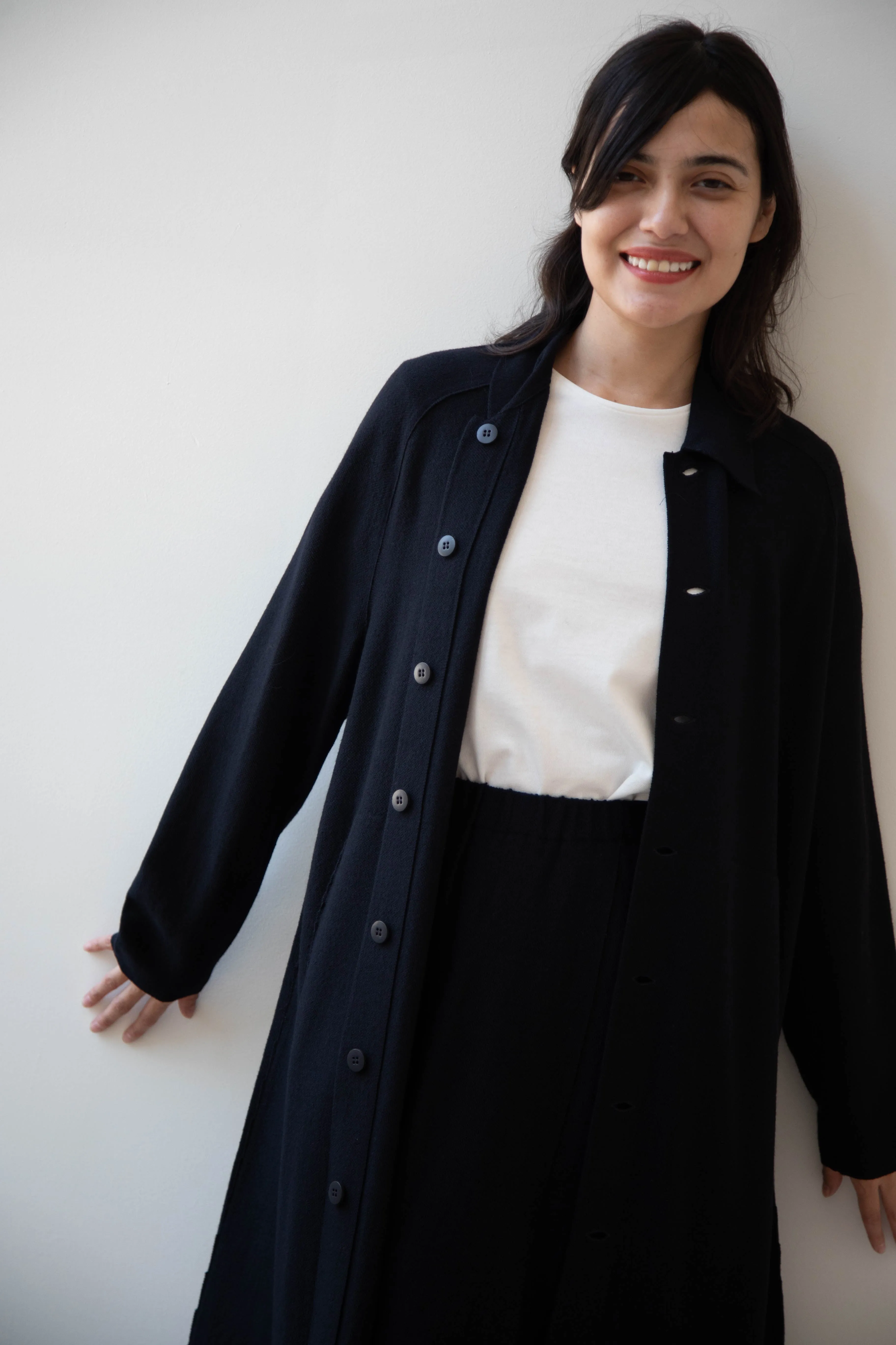 Boboutic | Lightweight Travel Duster Coat in Navy