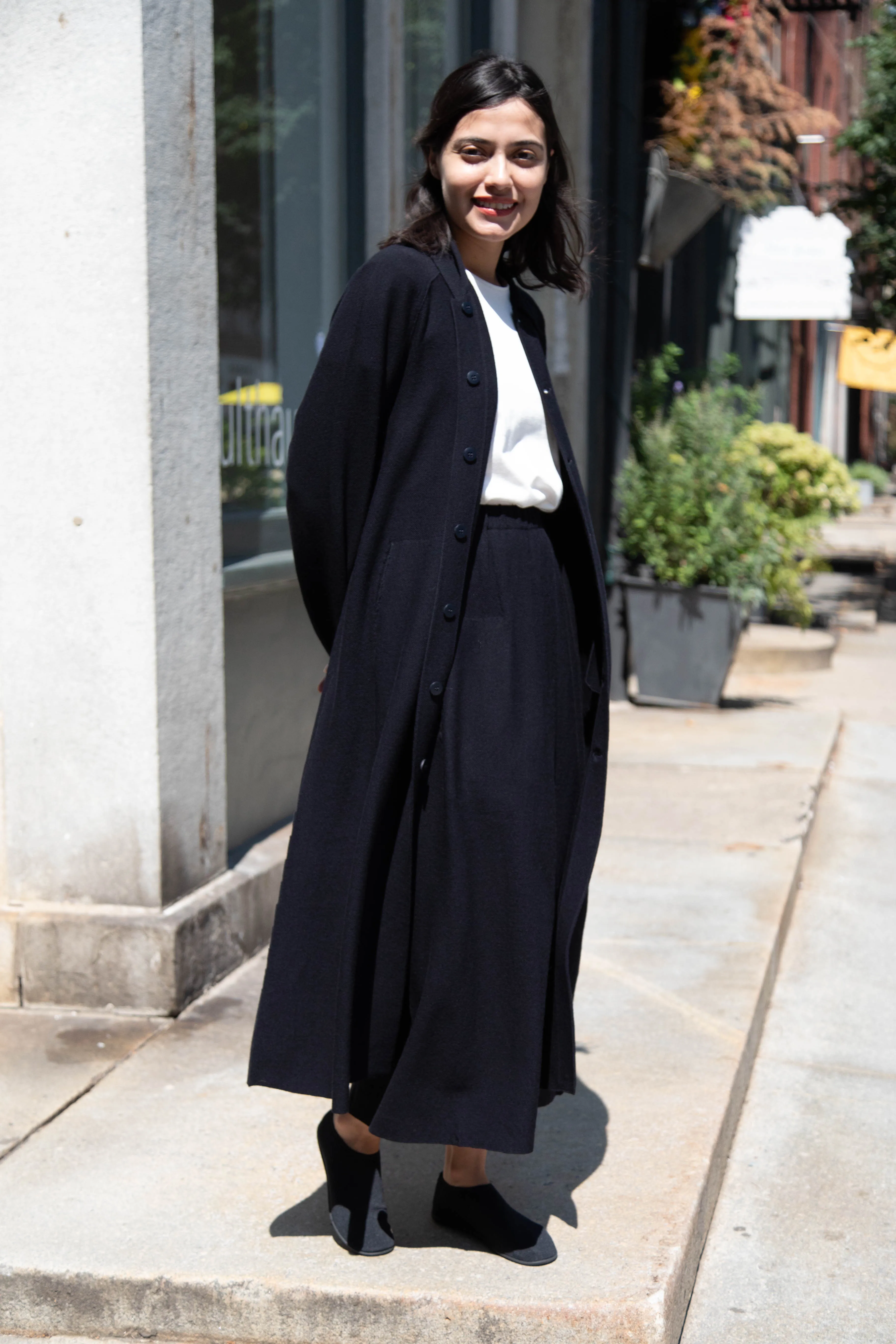 Boboutic | Lightweight Travel Duster Coat in Navy