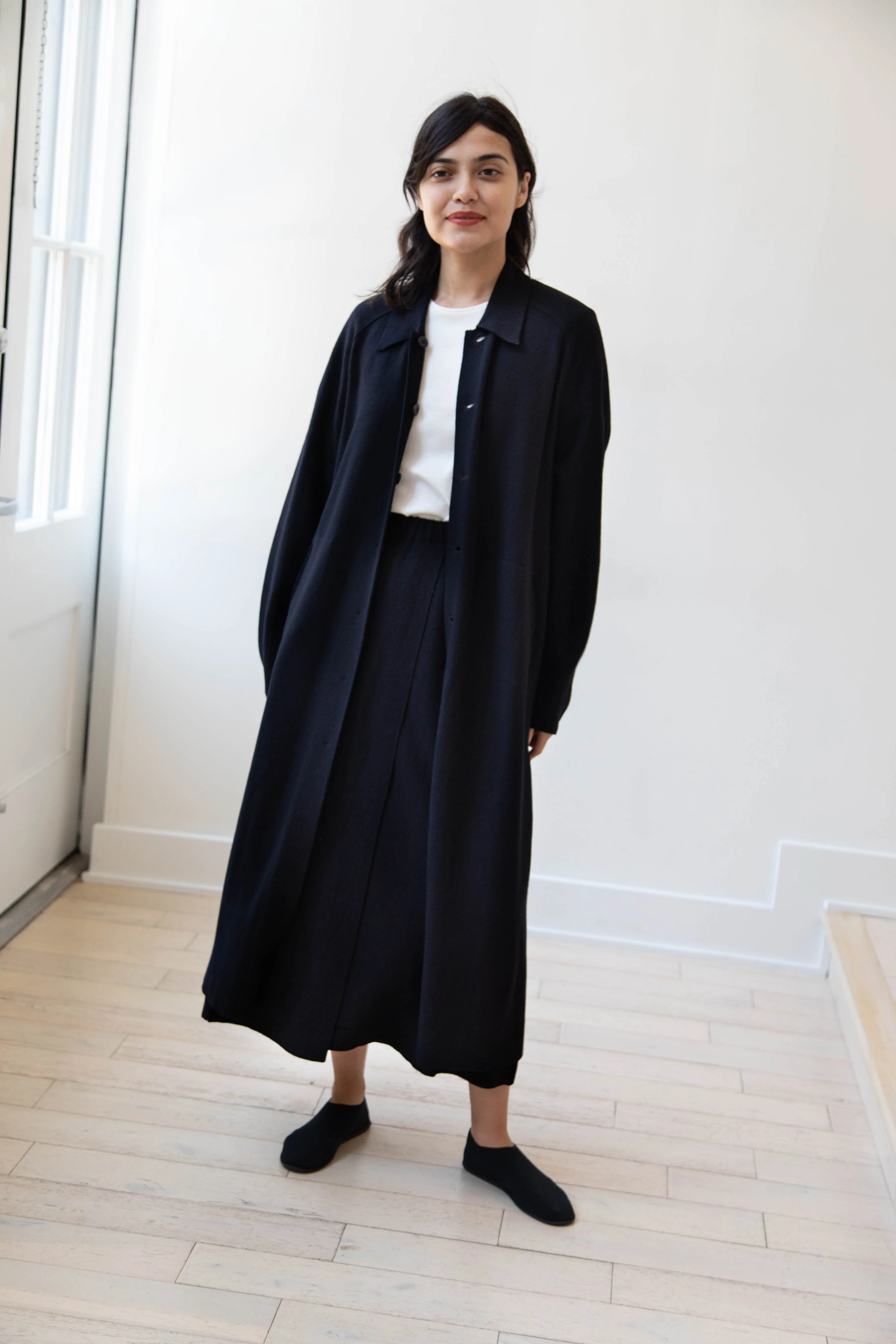 Boboutic | Lightweight Travel Duster Coat in Navy