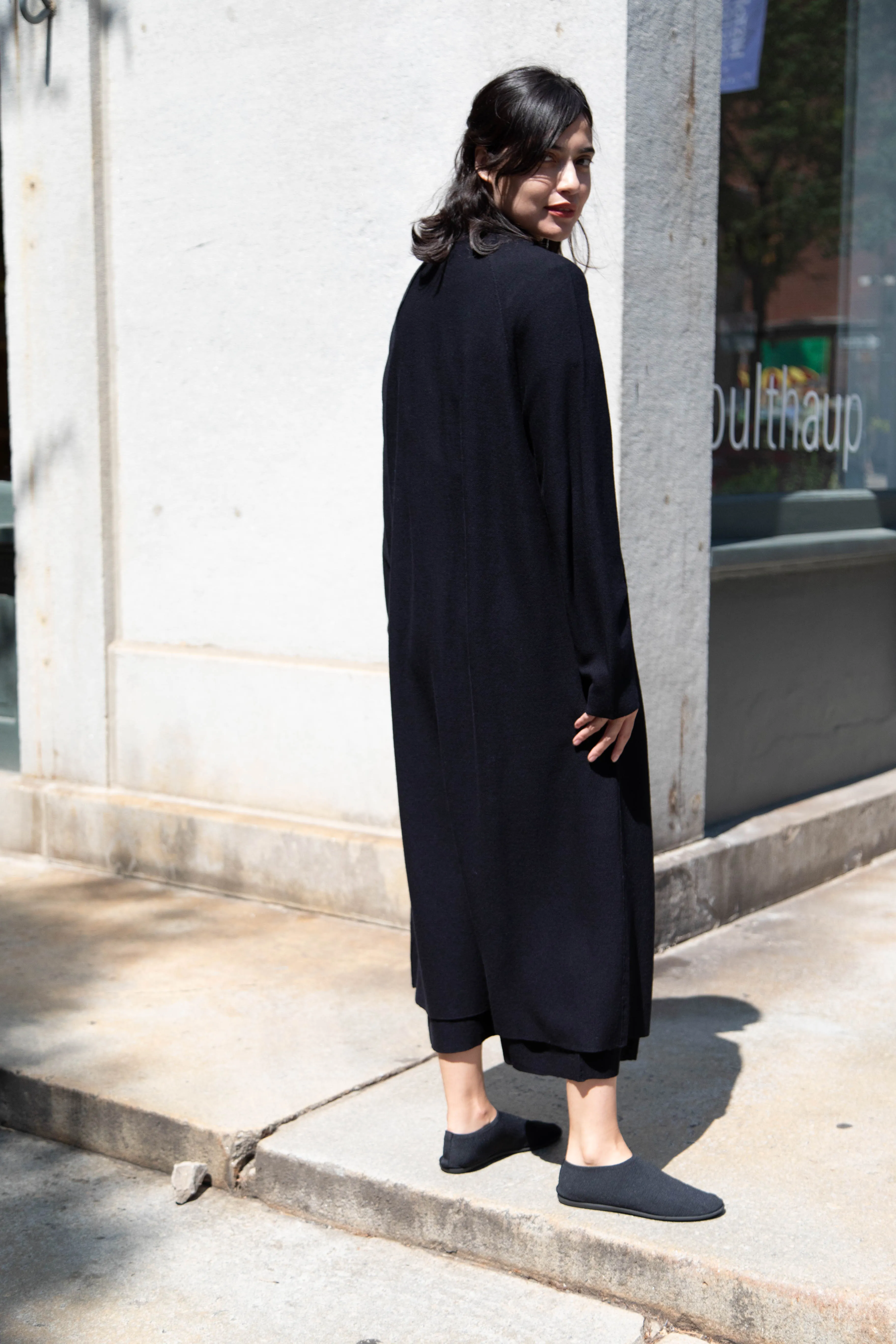 Boboutic | Lightweight Travel Duster Coat in Navy