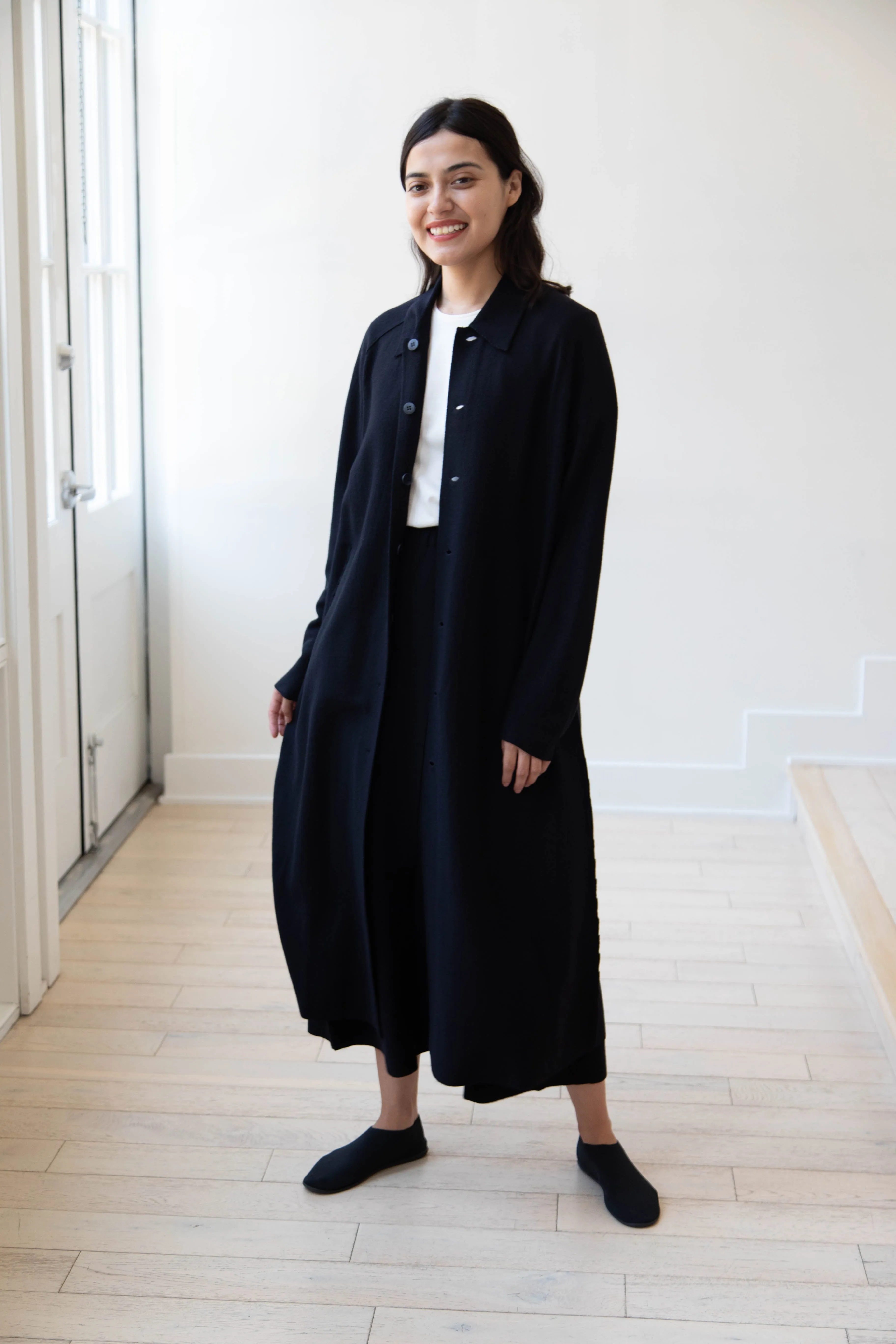 Boboutic | Lightweight Travel Duster Coat in Navy