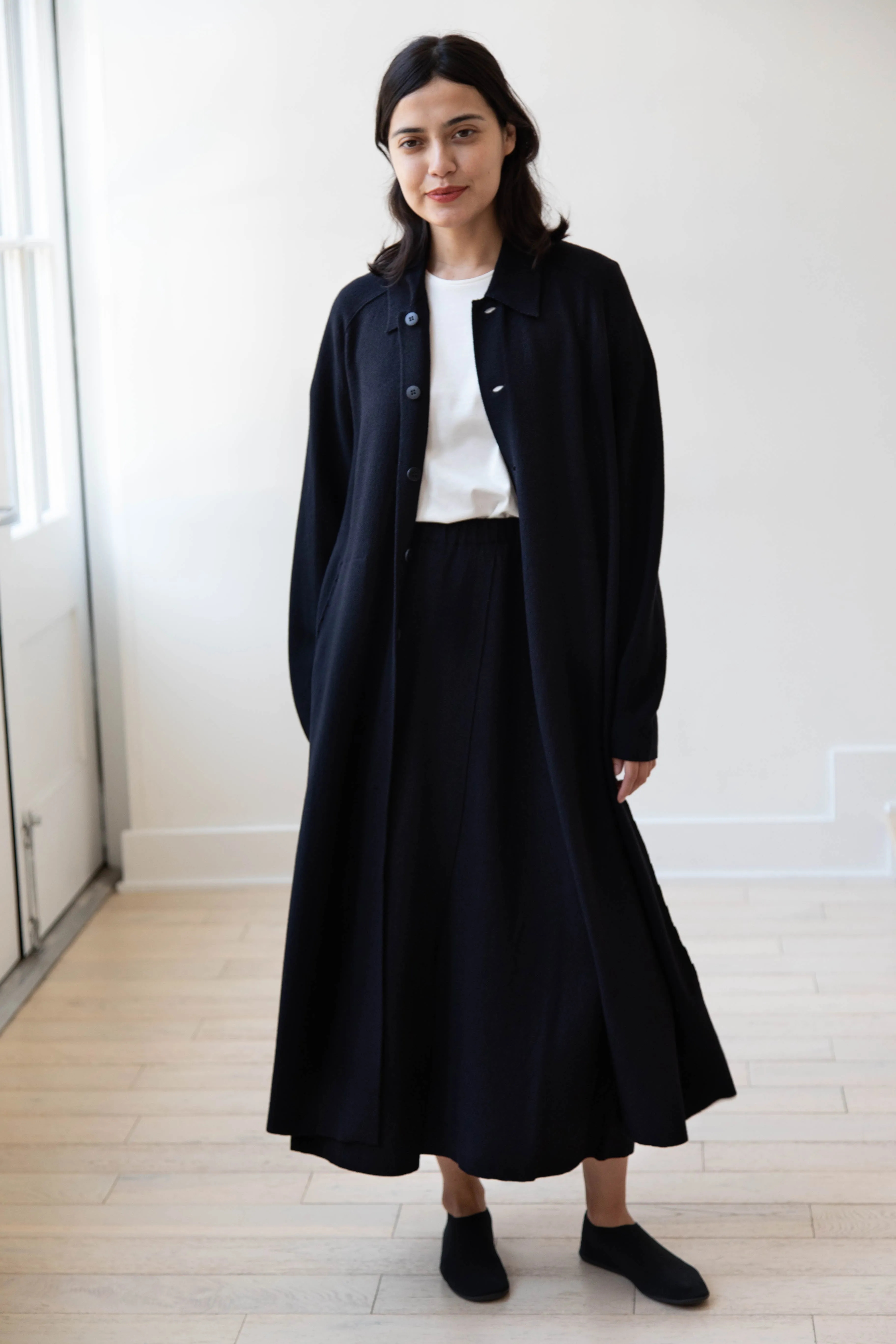 Boboutic | Lightweight Travel Duster Coat in Navy