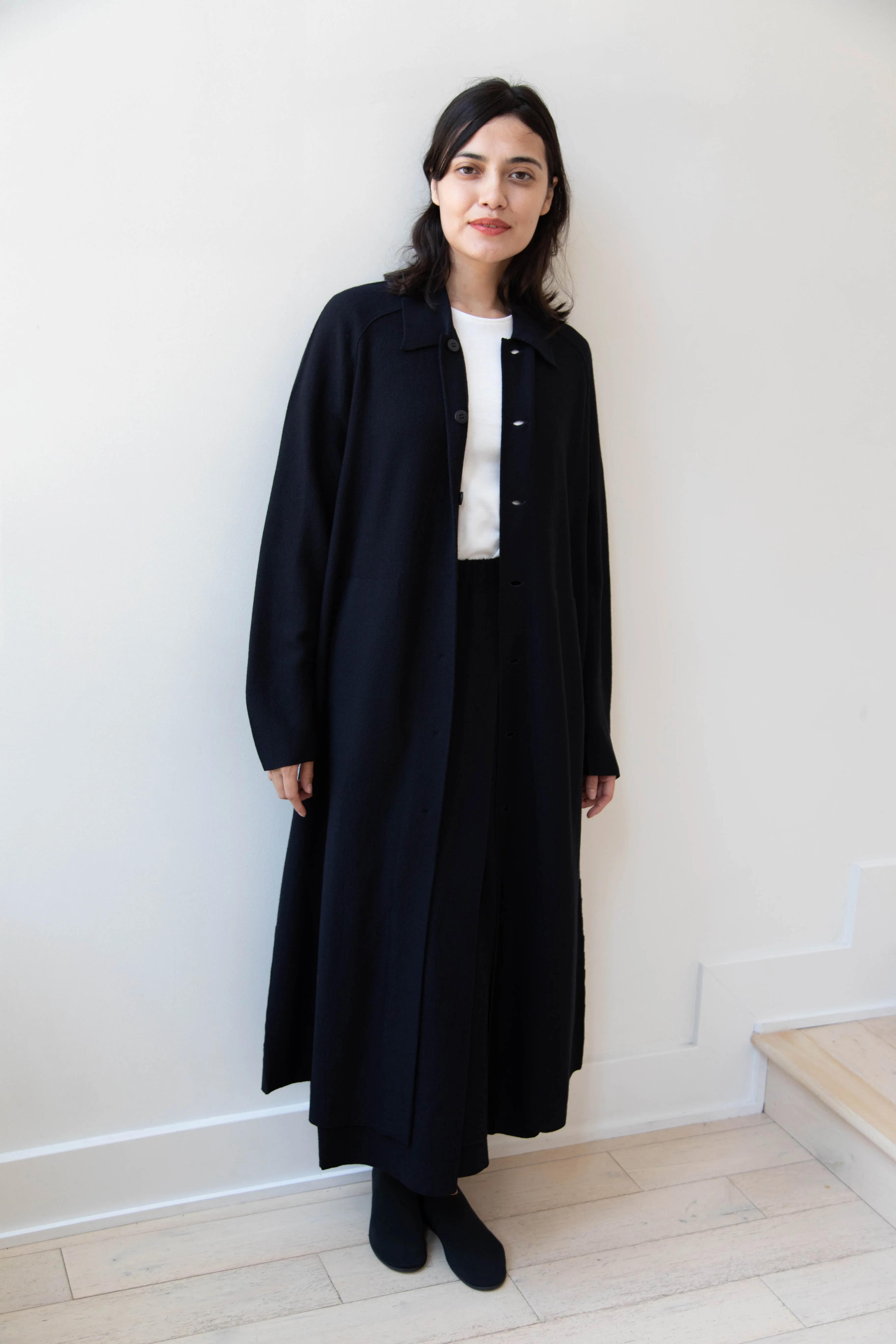 Boboutic | Lightweight Travel Duster Coat in Navy