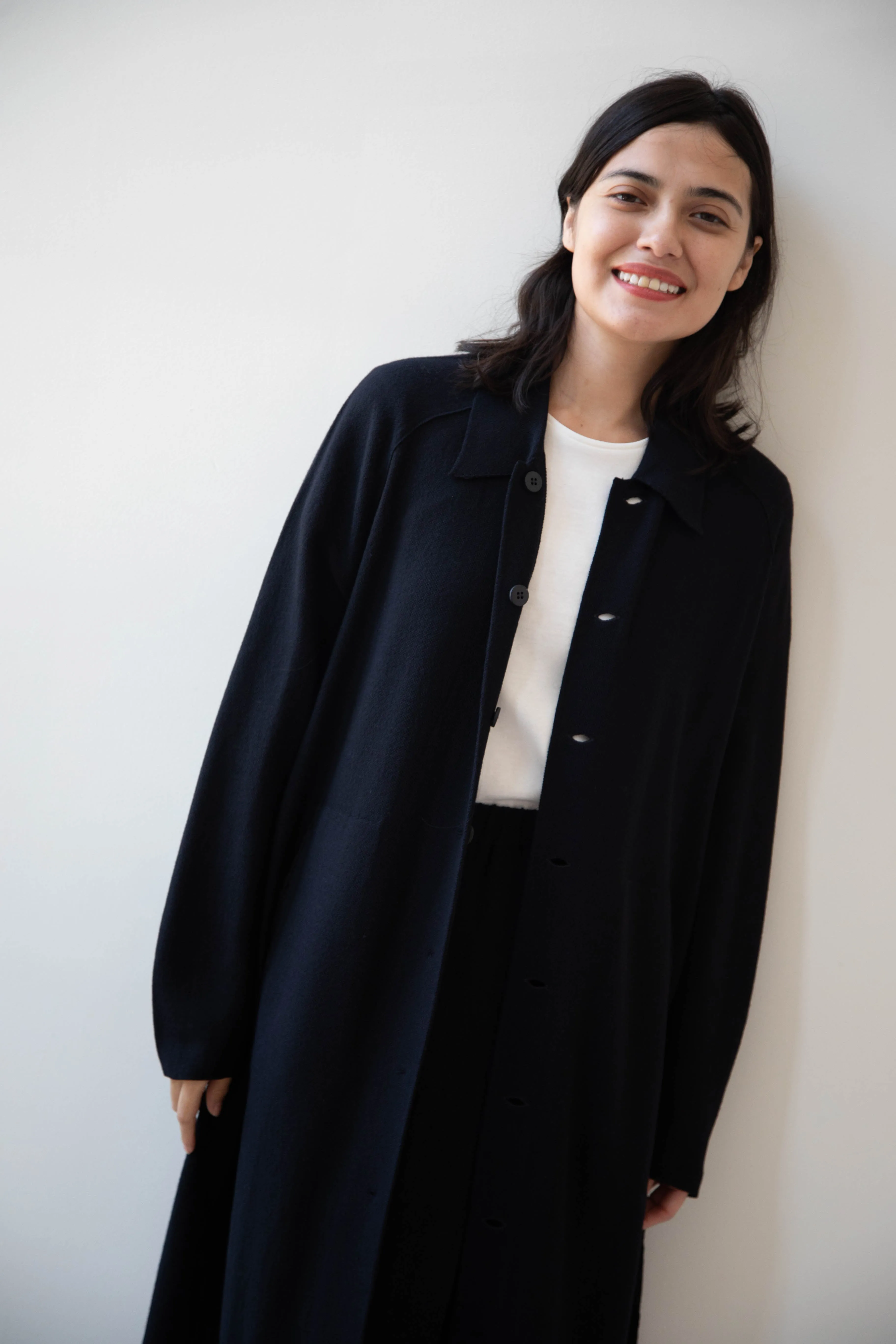 Boboutic | Lightweight Travel Duster Coat in Navy