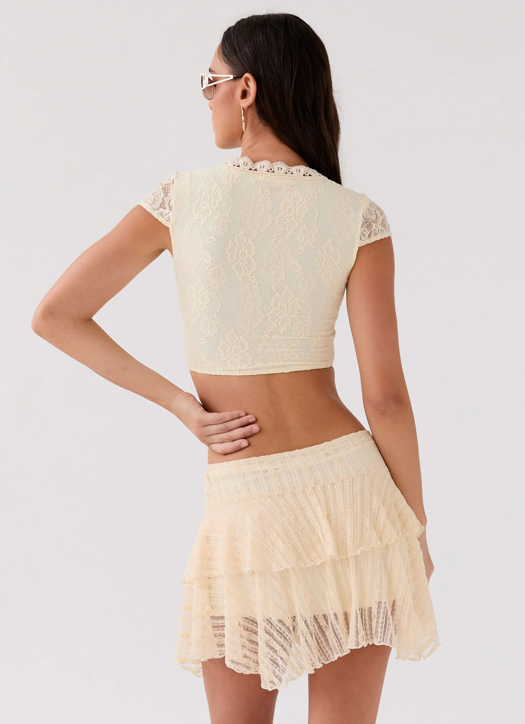 Coconut Cove Mini Skirt - Ivory