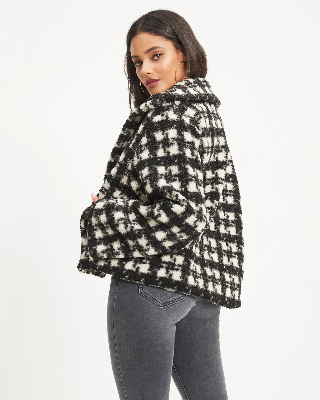 Coziness All Day Pocketed Teddy Jacket