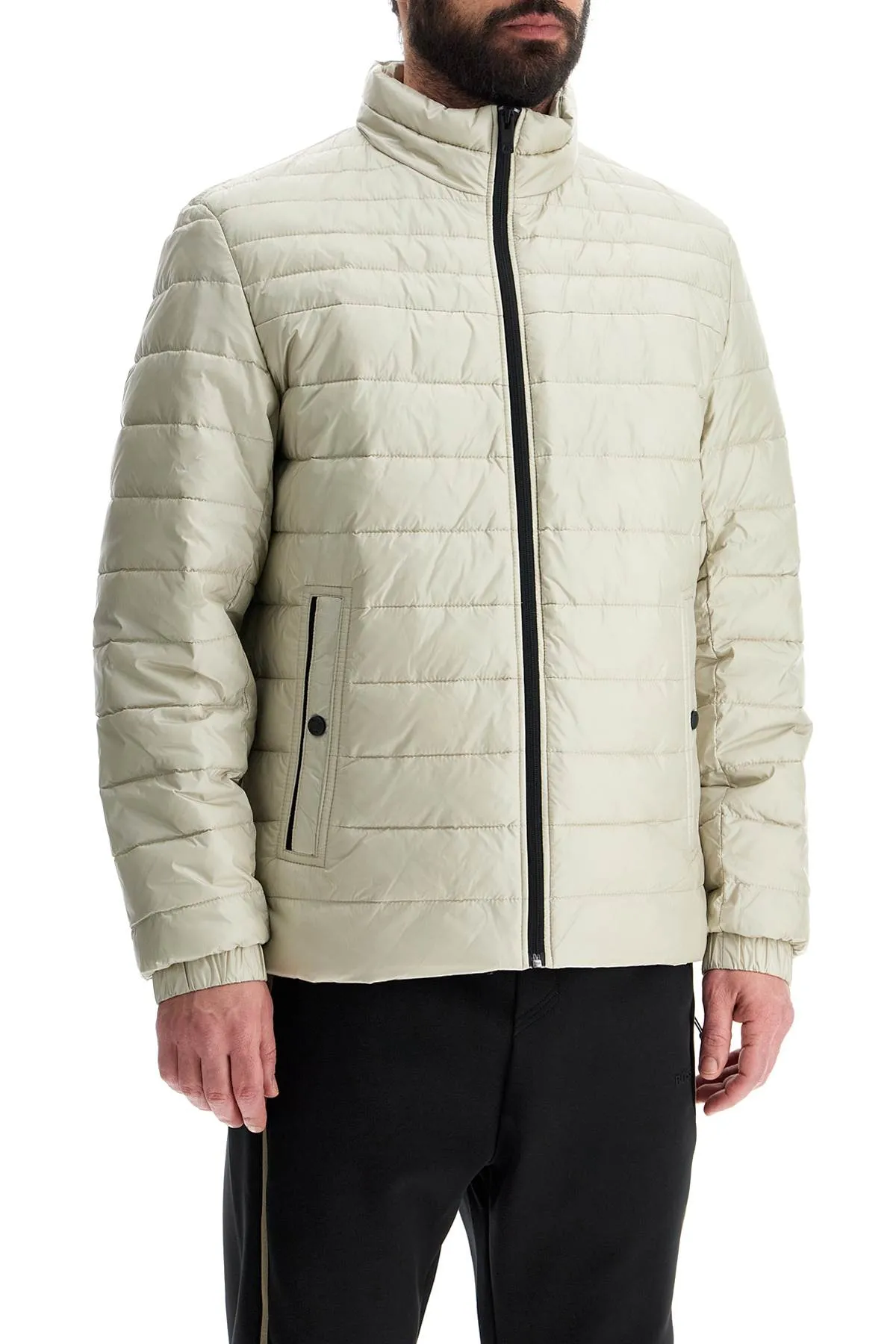 Diamond Quilted Polyester Jacket