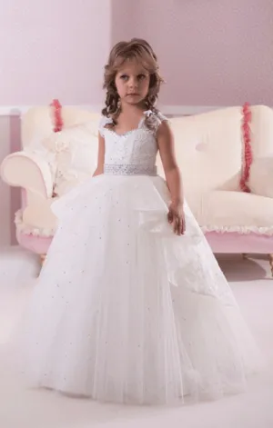 Flower Girl Dresses, Girls Wedding Party Dresses, Girls First Communion Dresses,Girls Pageant Dresses