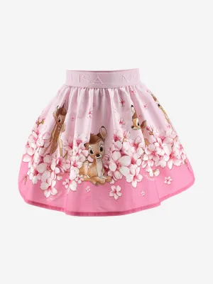 Girls Peach Blossom Bambi Skirt in Pink