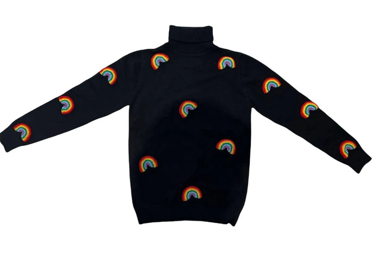 Happy Rainbow Turtleneck