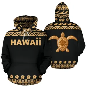 Hawaii Turtle All Over Hoodie - BN04