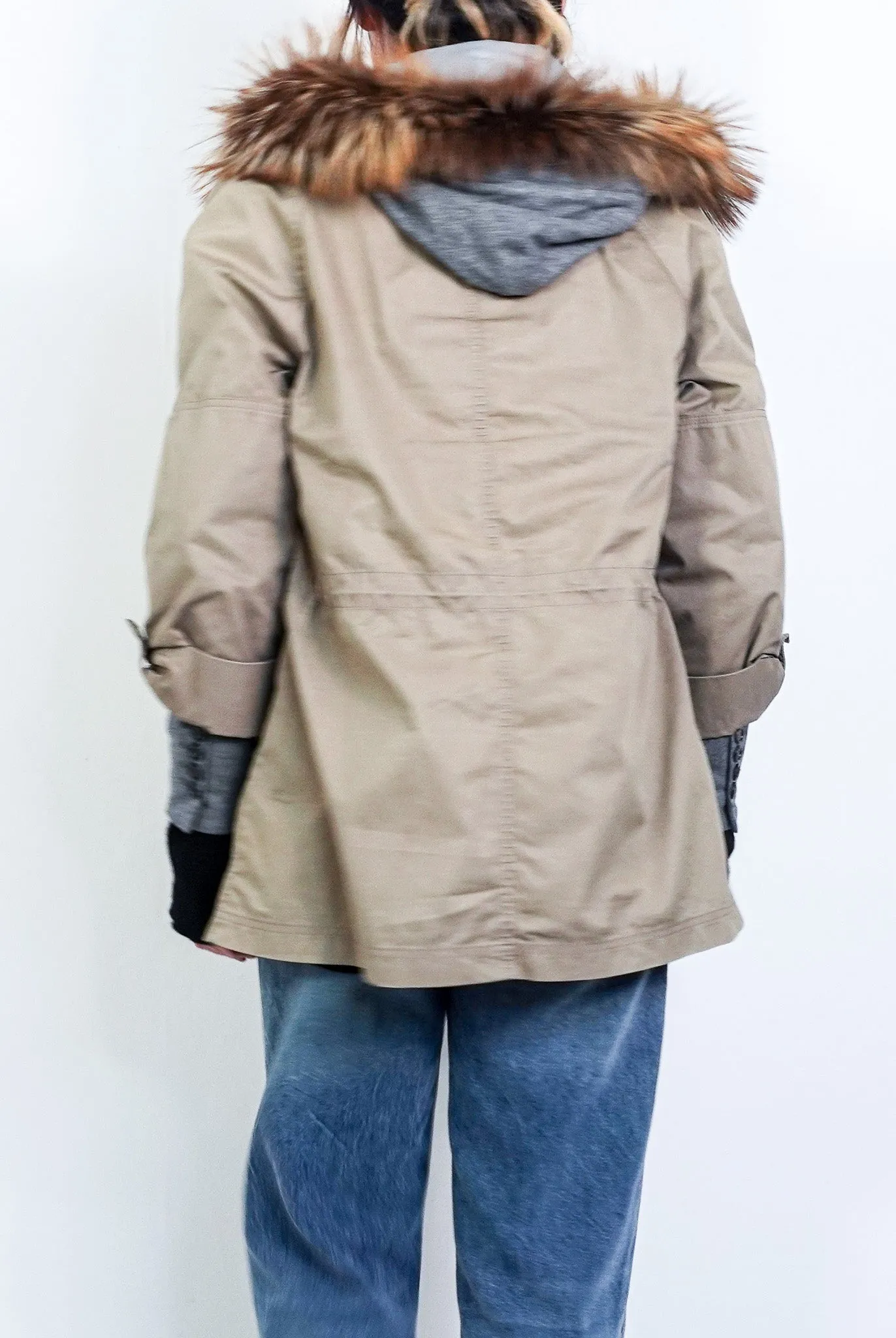 Layered parka RRP £1.2k