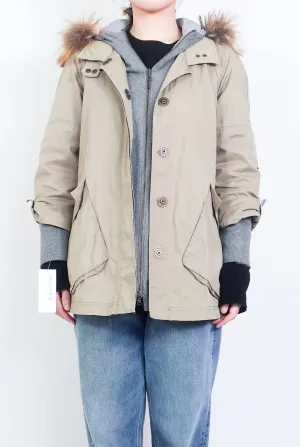 Layered parka RRP £1.2k