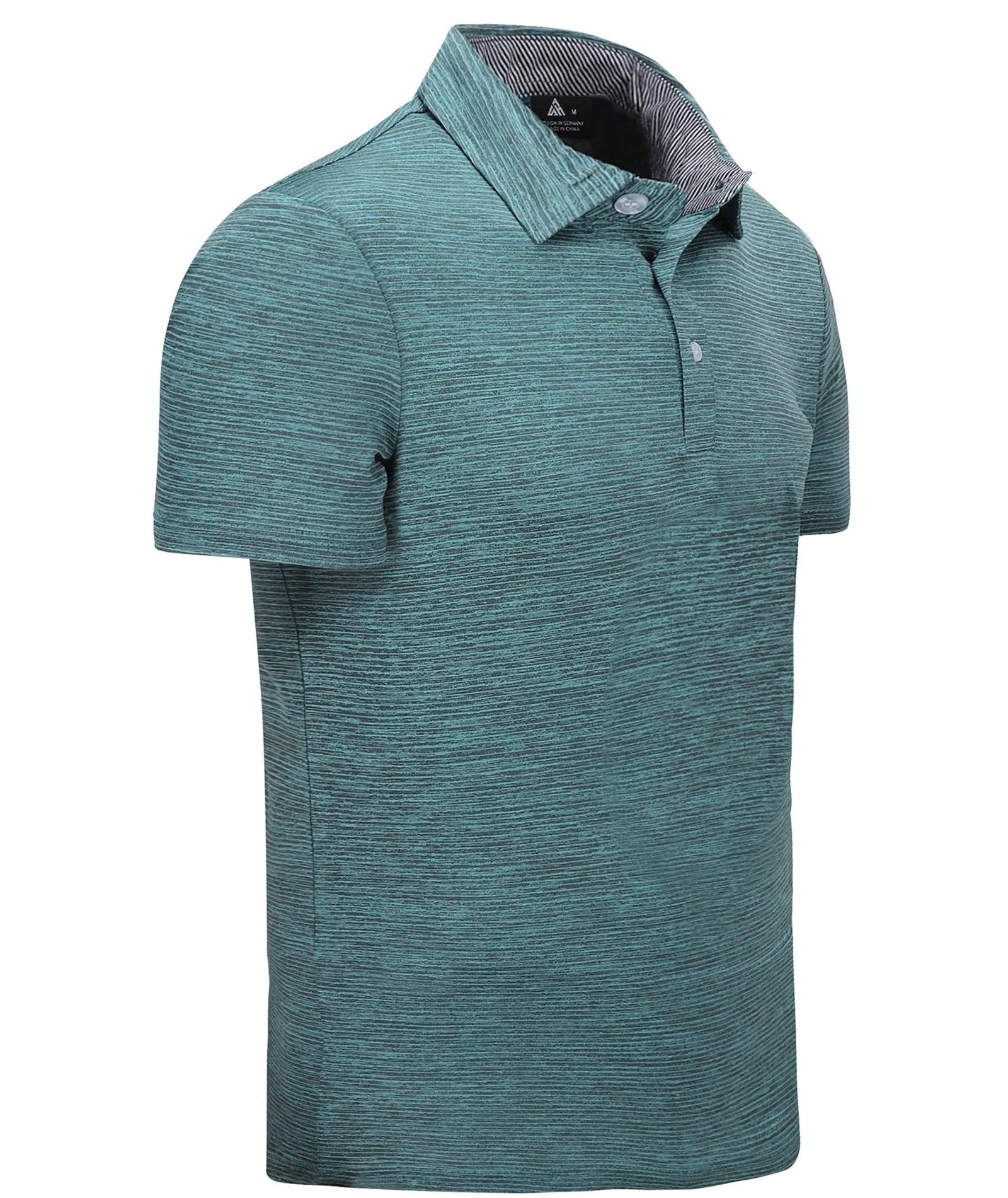 Men's Dry Fit Grass Green Breathable Polo Shirt-ZPK010327