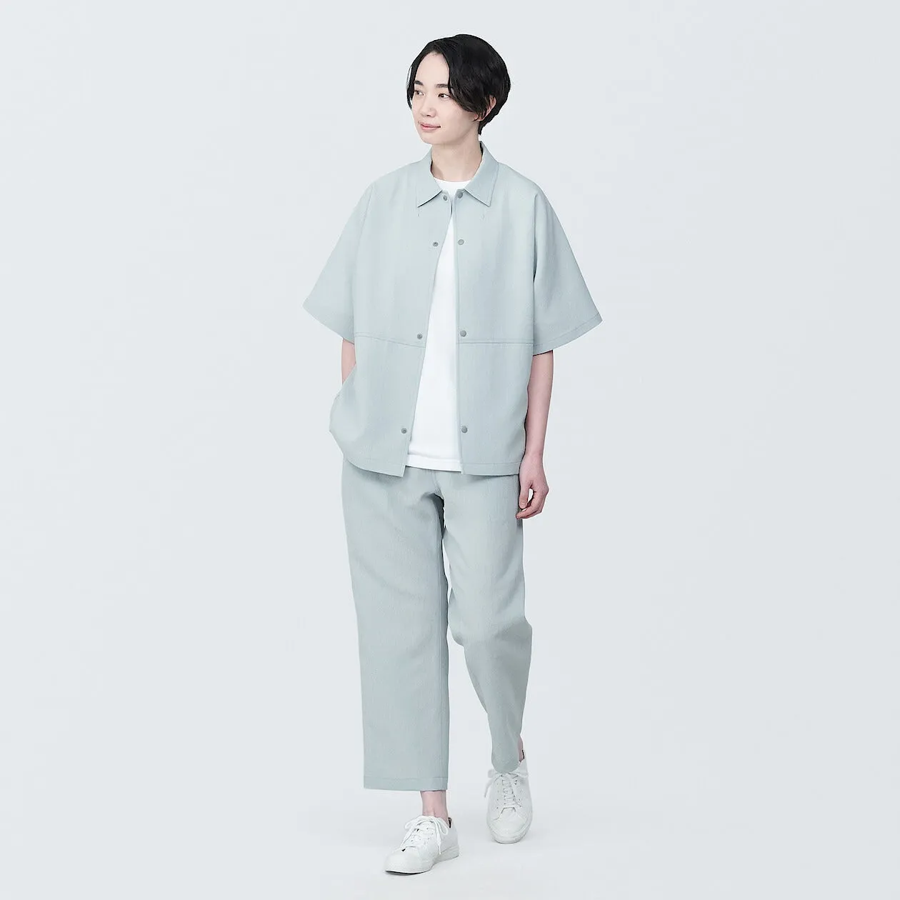 MUJI Labo Breathable UV Protection Short Sleeve Shirt