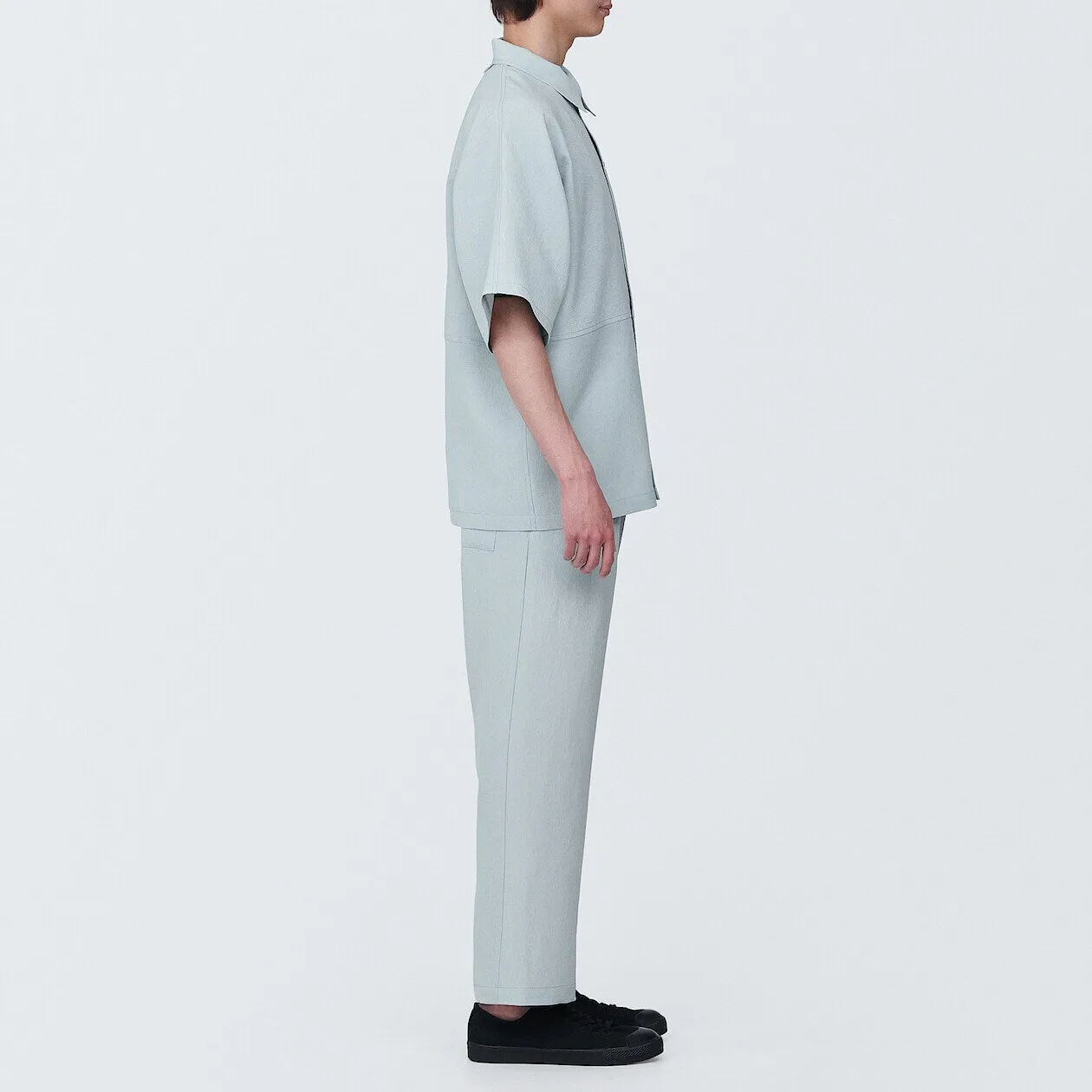 MUJI Labo Breathable UV Protection Short Sleeve Shirt