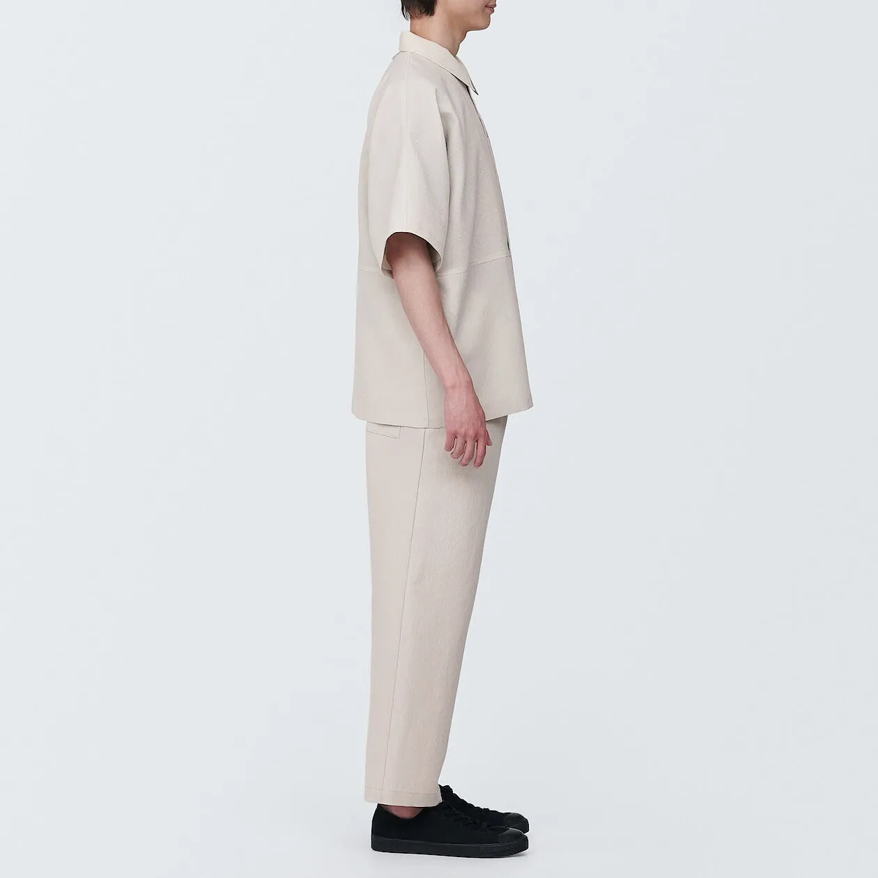 MUJI Labo Breathable UV Protection Short Sleeve Shirt