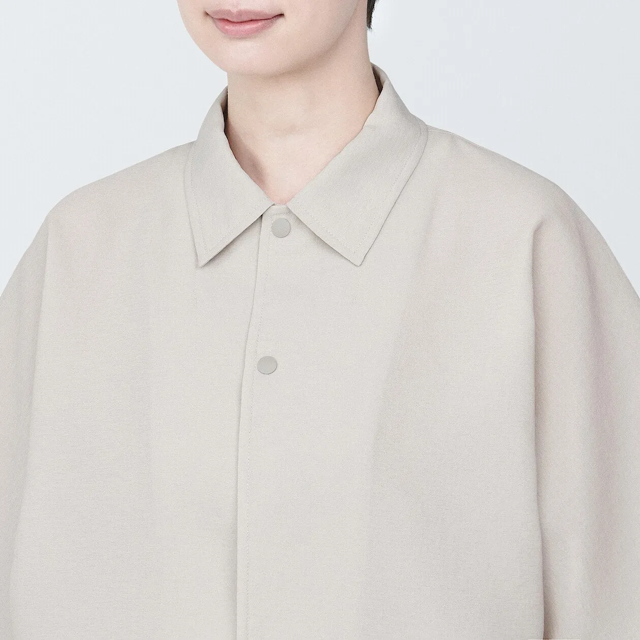 MUJI Labo Breathable UV Protection Short Sleeve Shirt