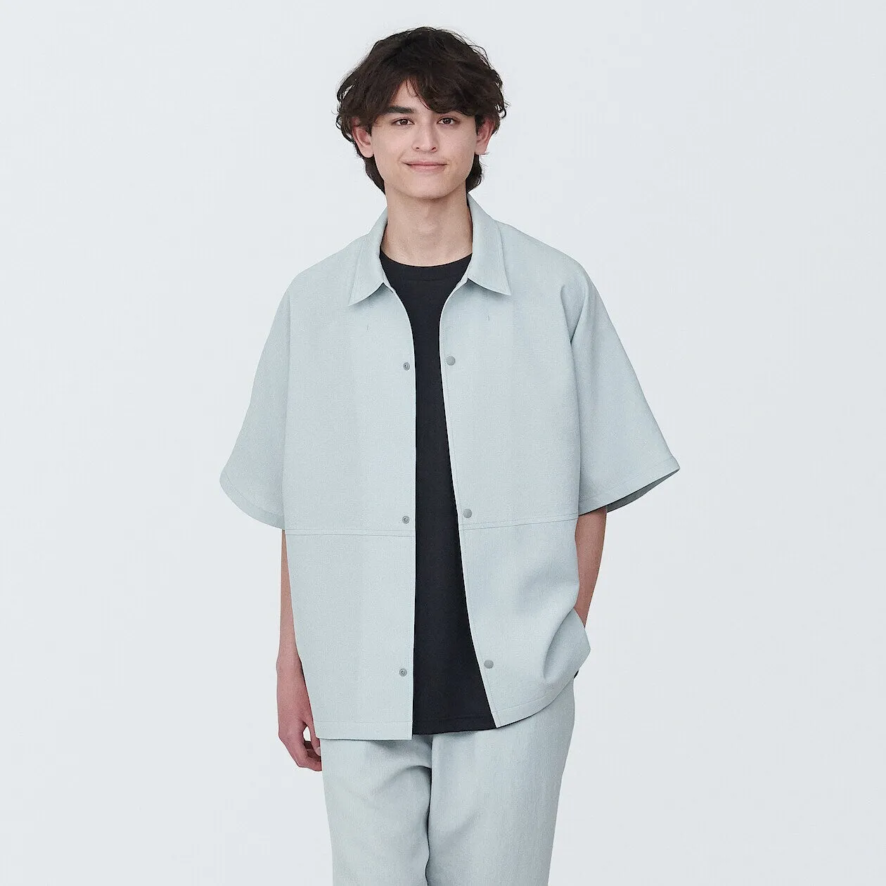 MUJI Labo Breathable UV Protection Short Sleeve Shirt