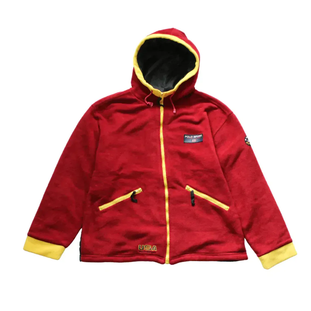 POLO SPORT COLOUR BLOCK JACKET  (L)