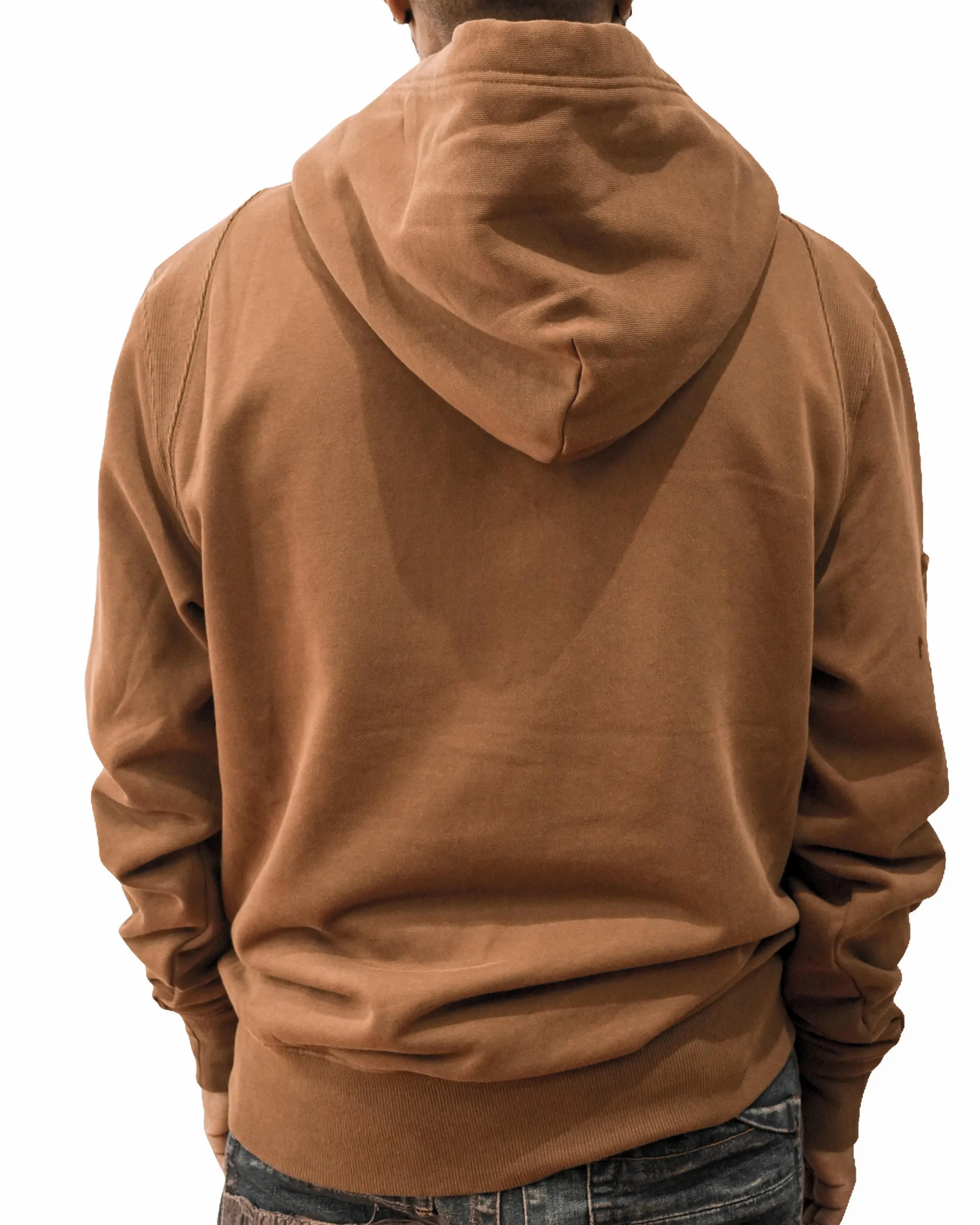 Smuggler’s Seal Knit Embroidered Copper Hoodie