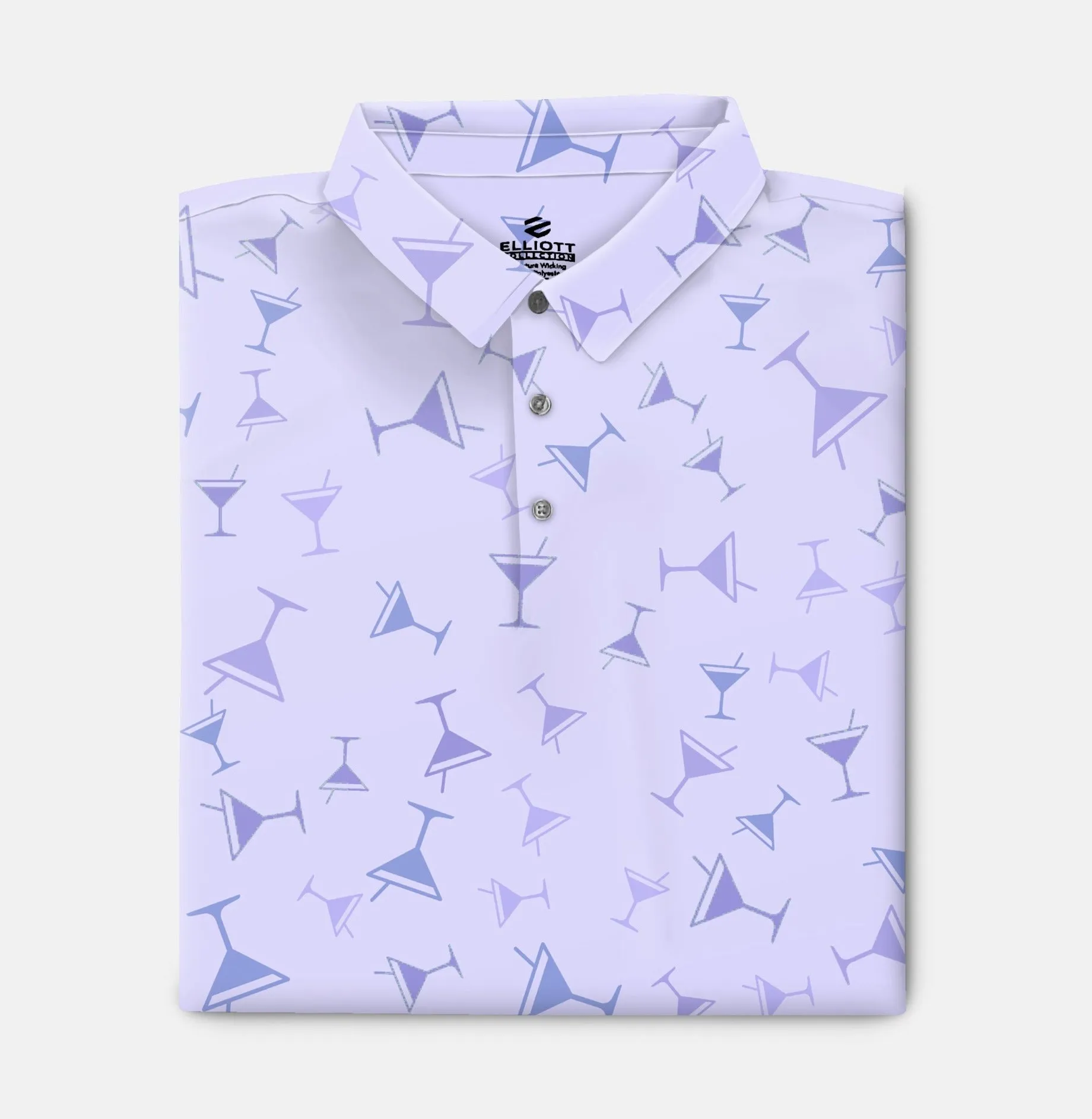 The Old Fashioned - Lilac Purple Men's Golf Shirt Polo