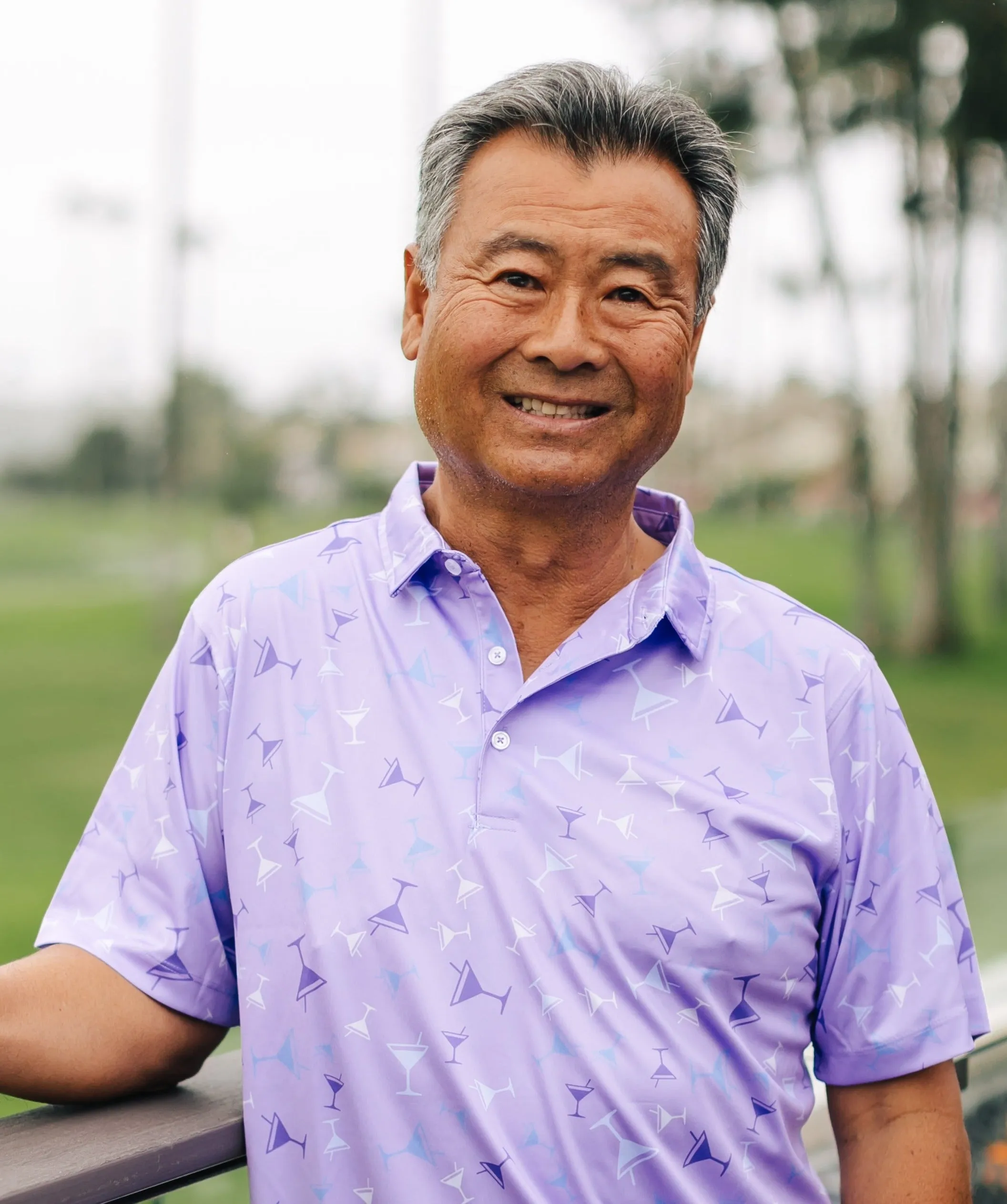 The Old Fashioned - Lilac Purple Men's Golf Shirt Polo