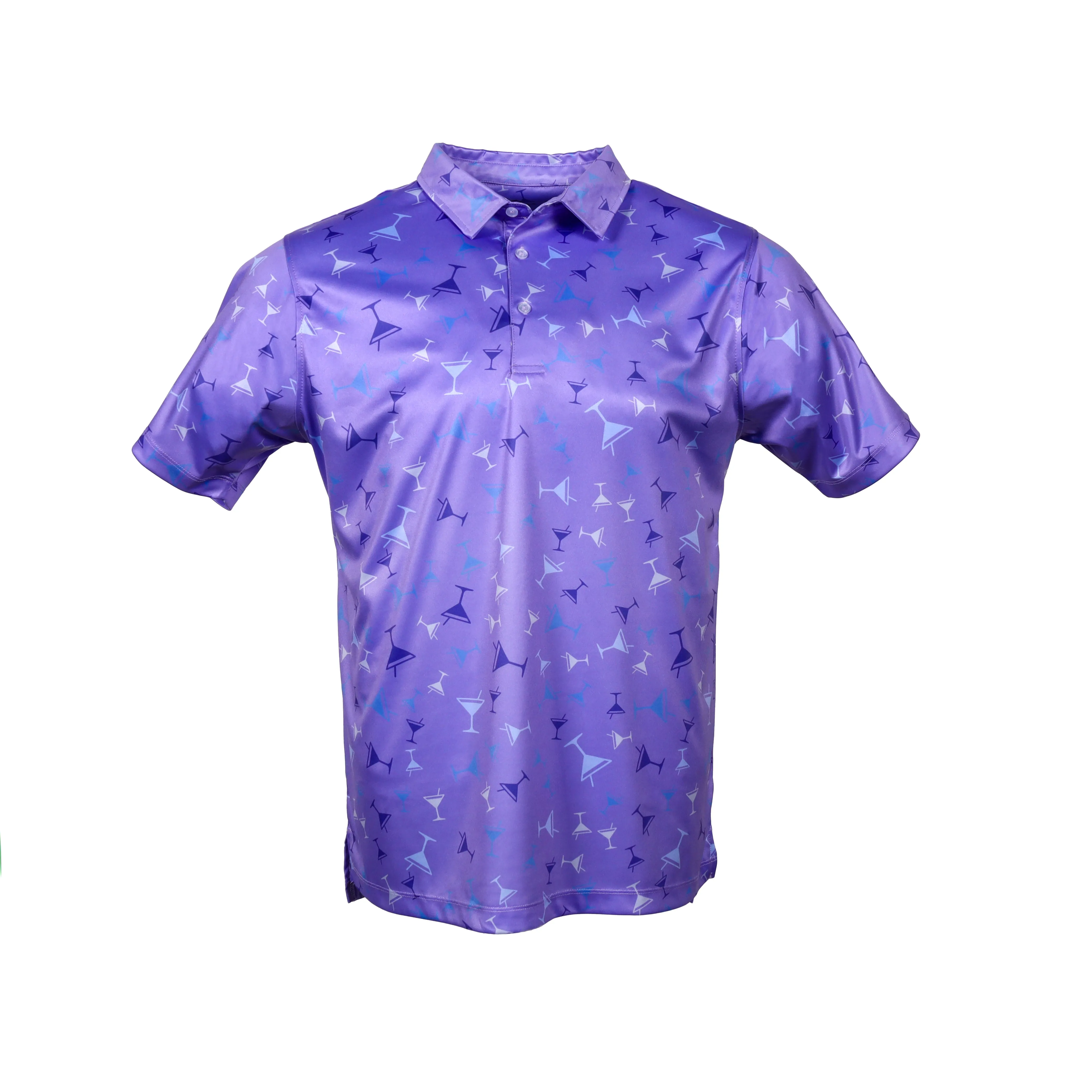 The Old Fashioned - Lilac Purple Men's Golf Shirt Polo