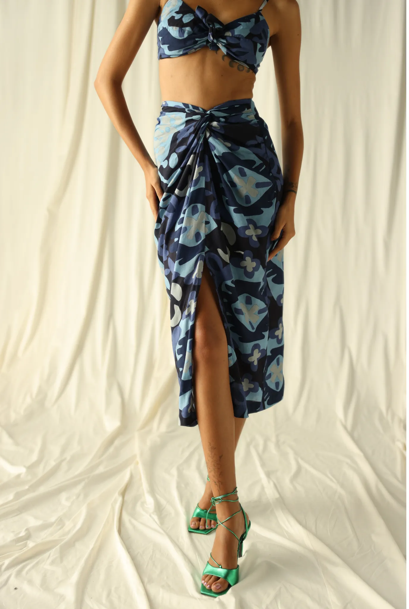 Una Draped Skirt