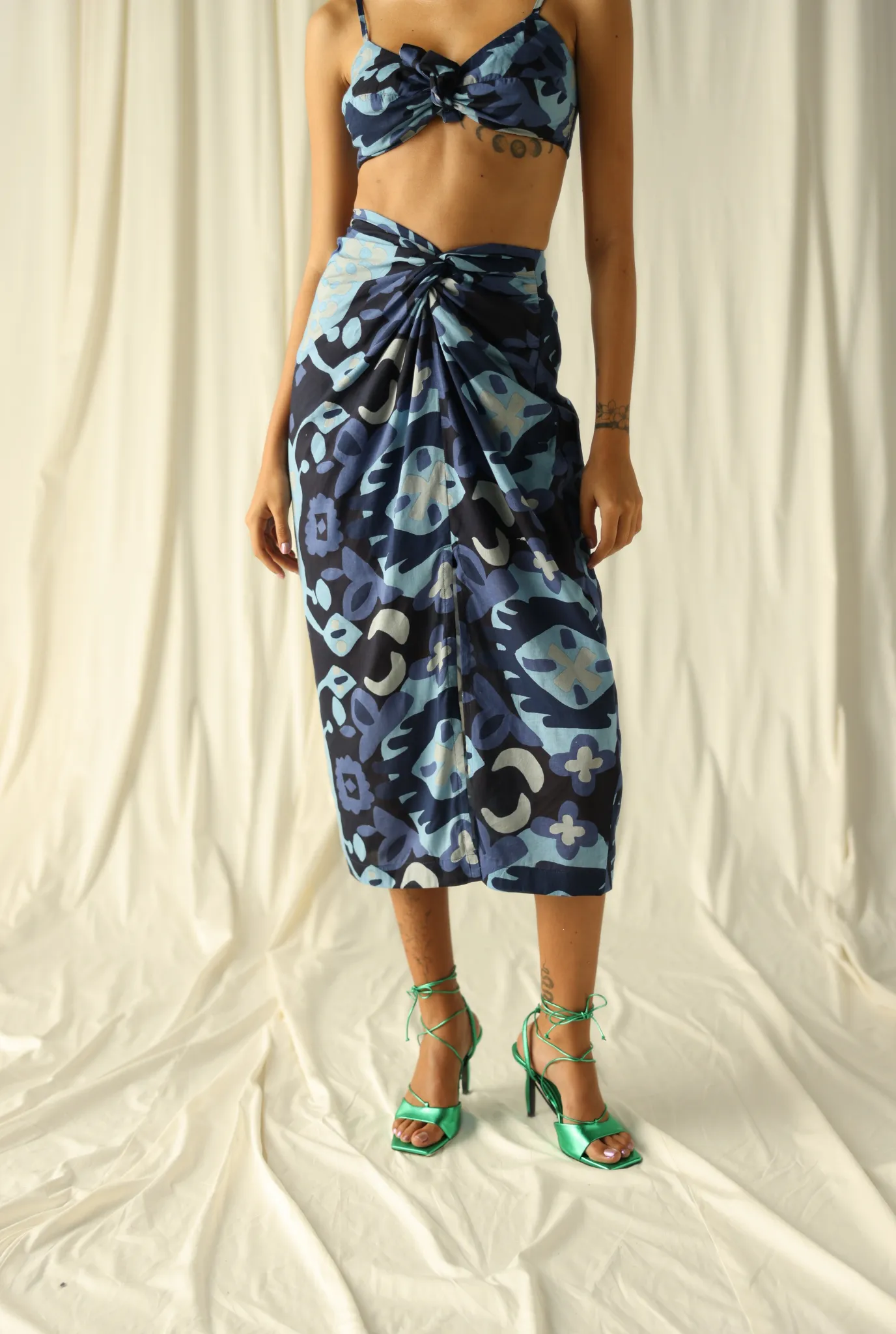 Una Draped Skirt