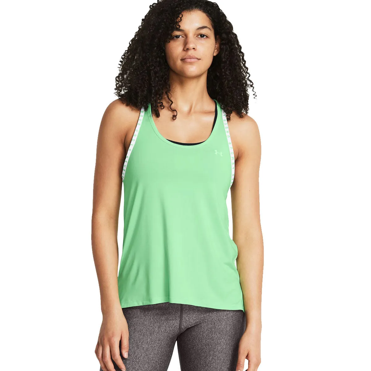 Under Armour Knockout Training Tank Top - Womens - Matrix Green/White